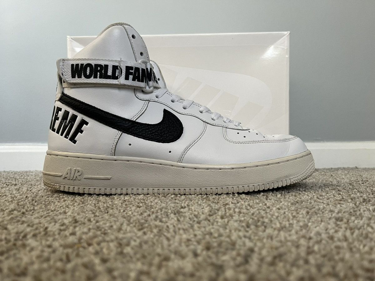 Nike × Supreme Nike Air Force 1 High x Supreme size 12 Size US 12 / EU 45 - 1 Thumbnail