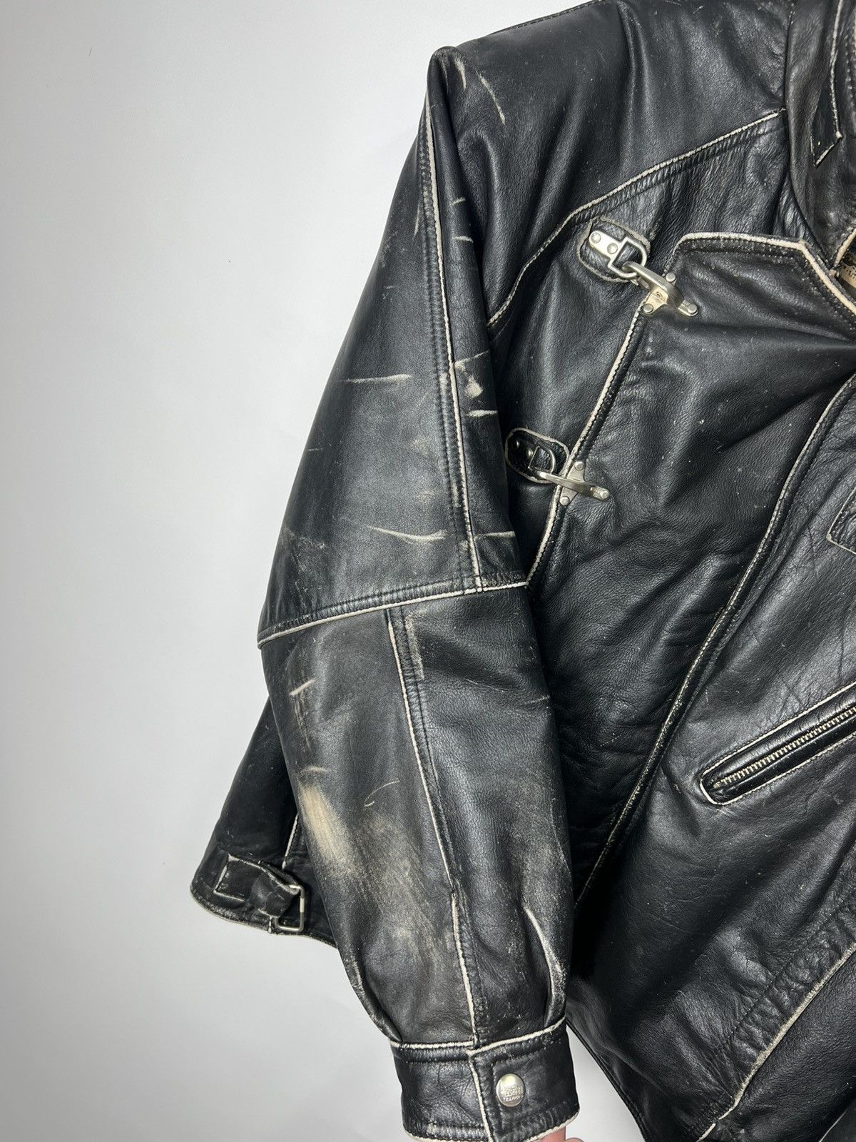 Indian Motorcycle Vintage very rare Indian Motorcycles Trapper Leather Jacket Size US M / EU 48-50 / 2 - 11 Thumbnail