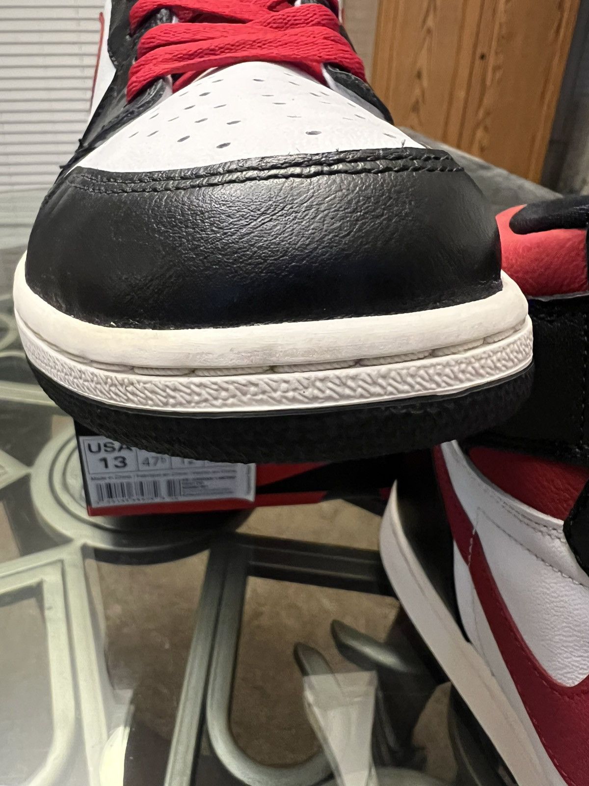 Jordan Brand Jordan 1 Retro High “Gym Red” 2019 Size US 13 / EU 46 - 4 Thumbnail