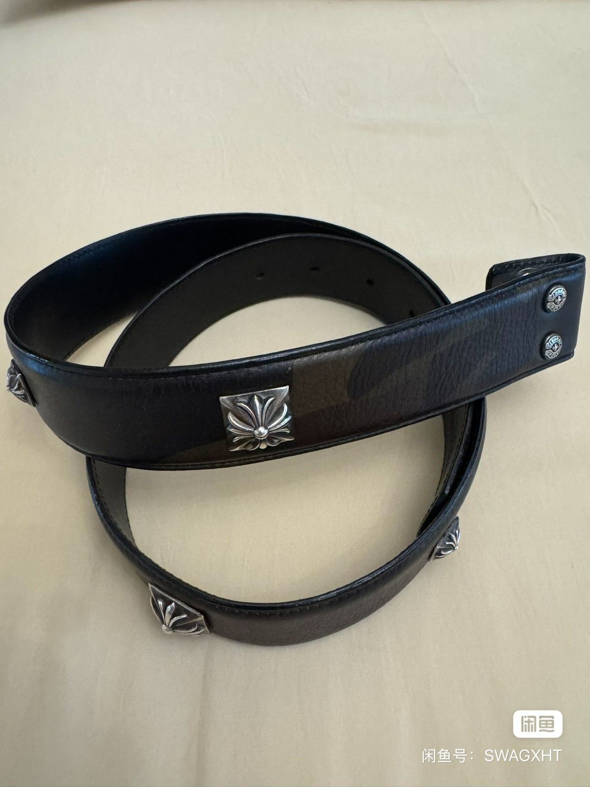 Chrome Hearts Chrome Hearts Camouflage colour belt 34 Size 34 - 1 Thumbnail