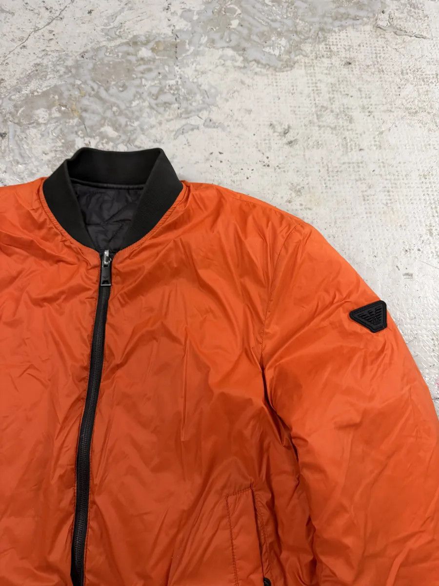 Emporio Armani 2010s Emporio Armani Black & Orange Puffer Jacket Size US M / EU 48-50 / 2 - 10 Thumbnail