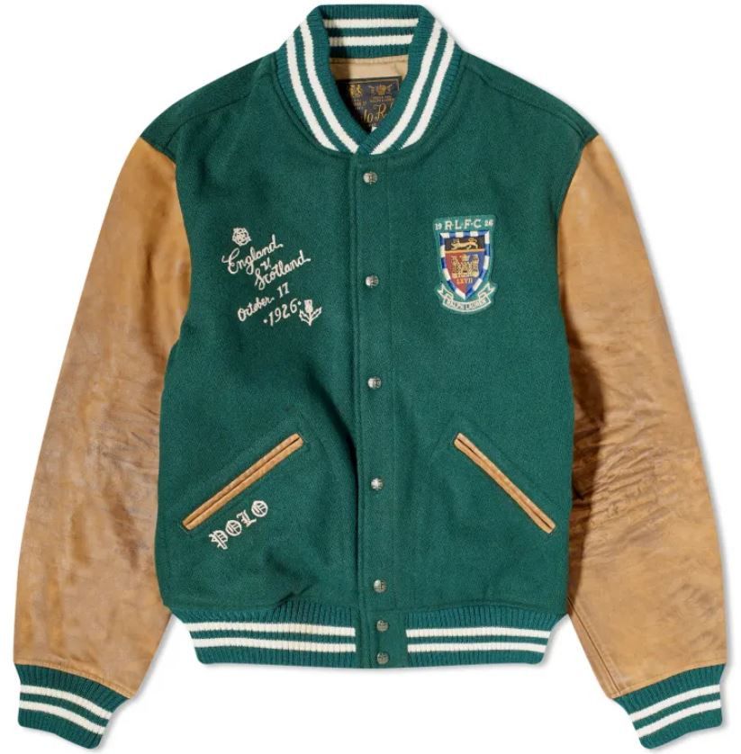 Polo Ralph Lauren Polo Ralph Lauren Wool-Blend Patch Varsity Jacket 2XL Size US XXL / EU 58 / 5 - 6 Thumbnail