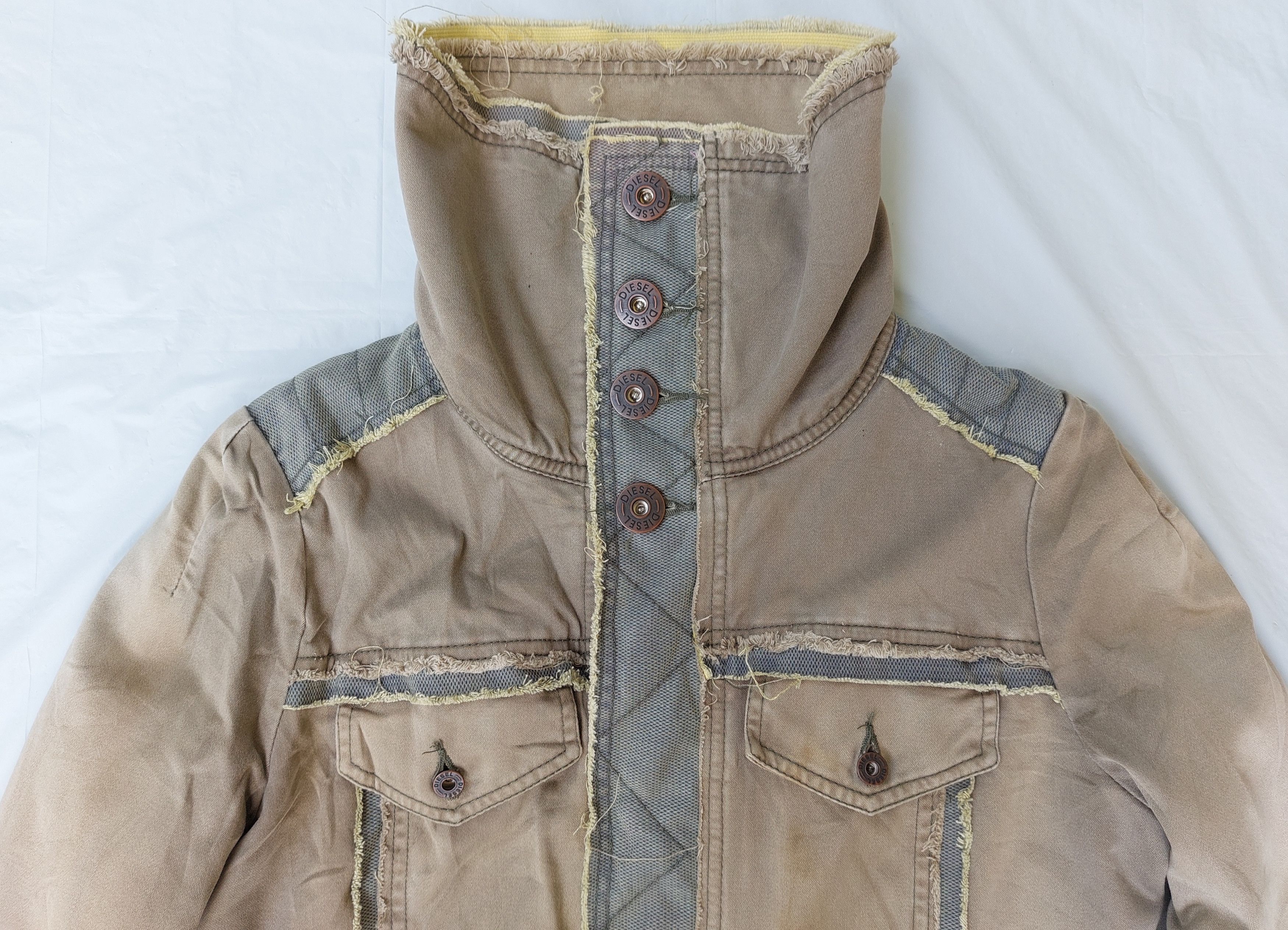 Diesel DIESEL high neck button up jacket Size M / US 6-8 / IT 42-44 - 2 Thumbnail
