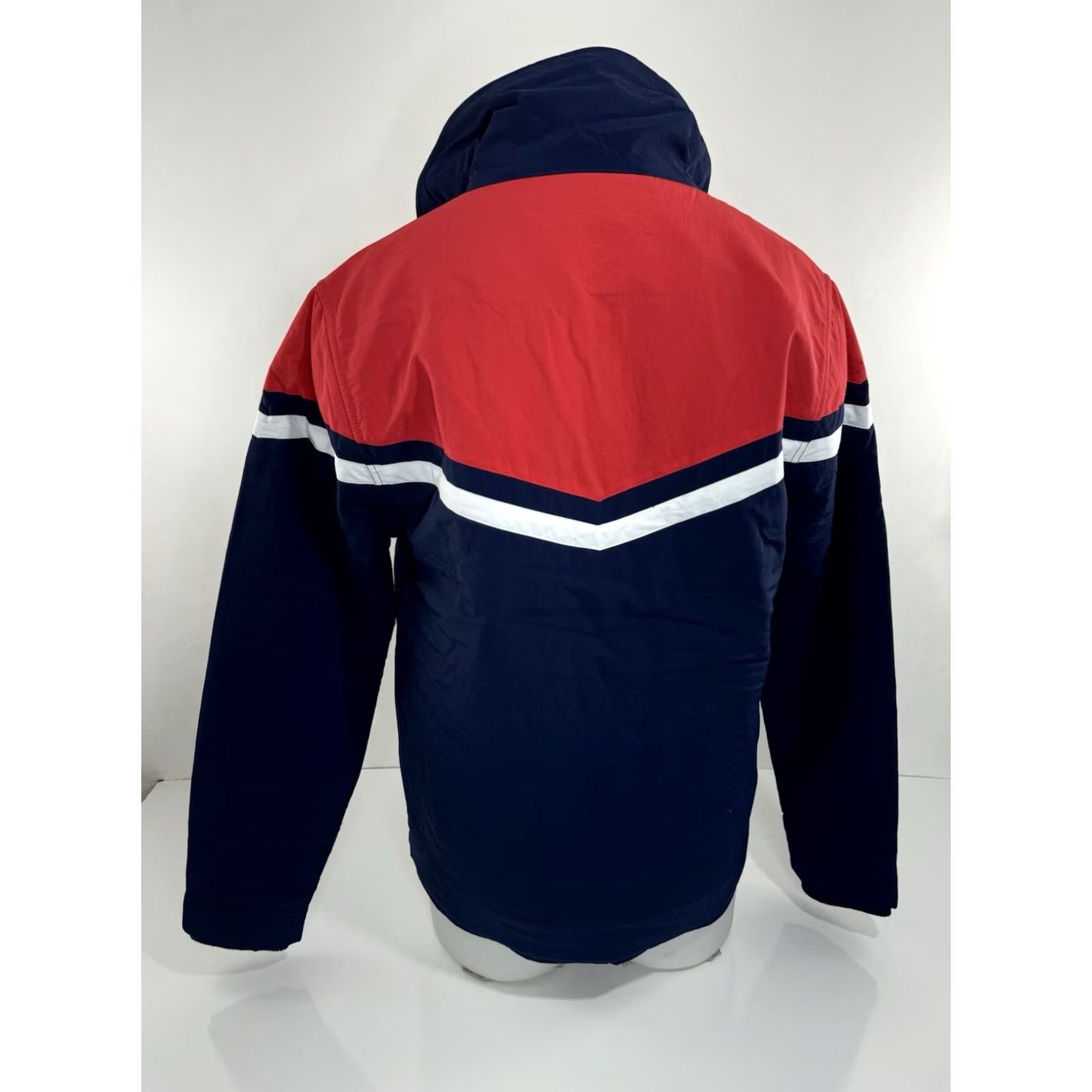Vintage Criquet Jacket Striped Quilted Nylon Ski Embroidered M Blue Red White CQ60 Boys Mens Size US M / EU 48-50 / 2 - 5 Thumbnail