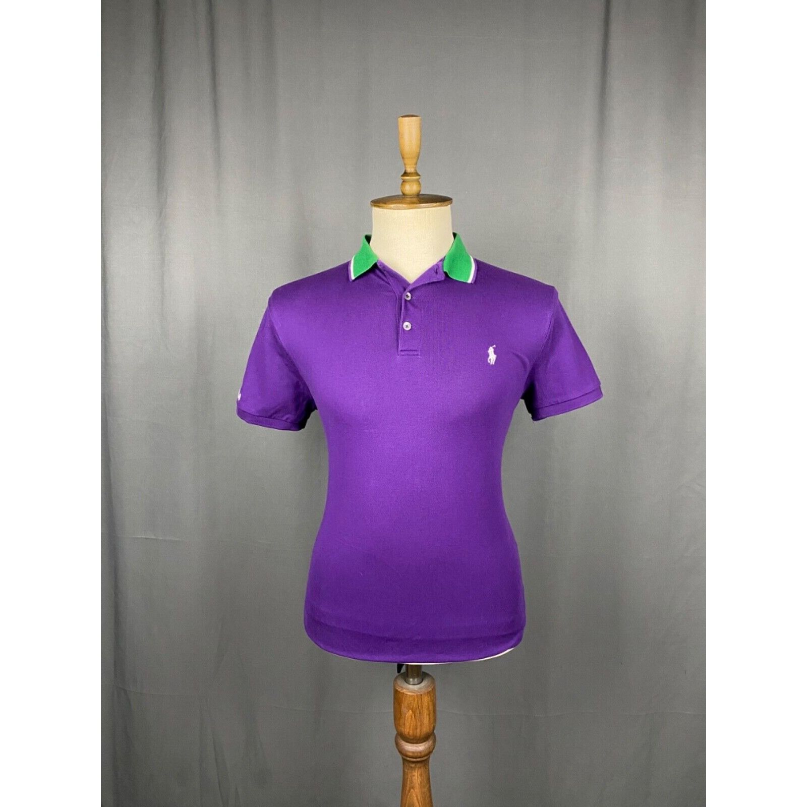 Polo Ralph Lauren MINT! Ralph Lauren Small Logo Men's Purple Polo T-Shirt Size Size US M / EU 48-50 / 2 - 3 Thumbnail