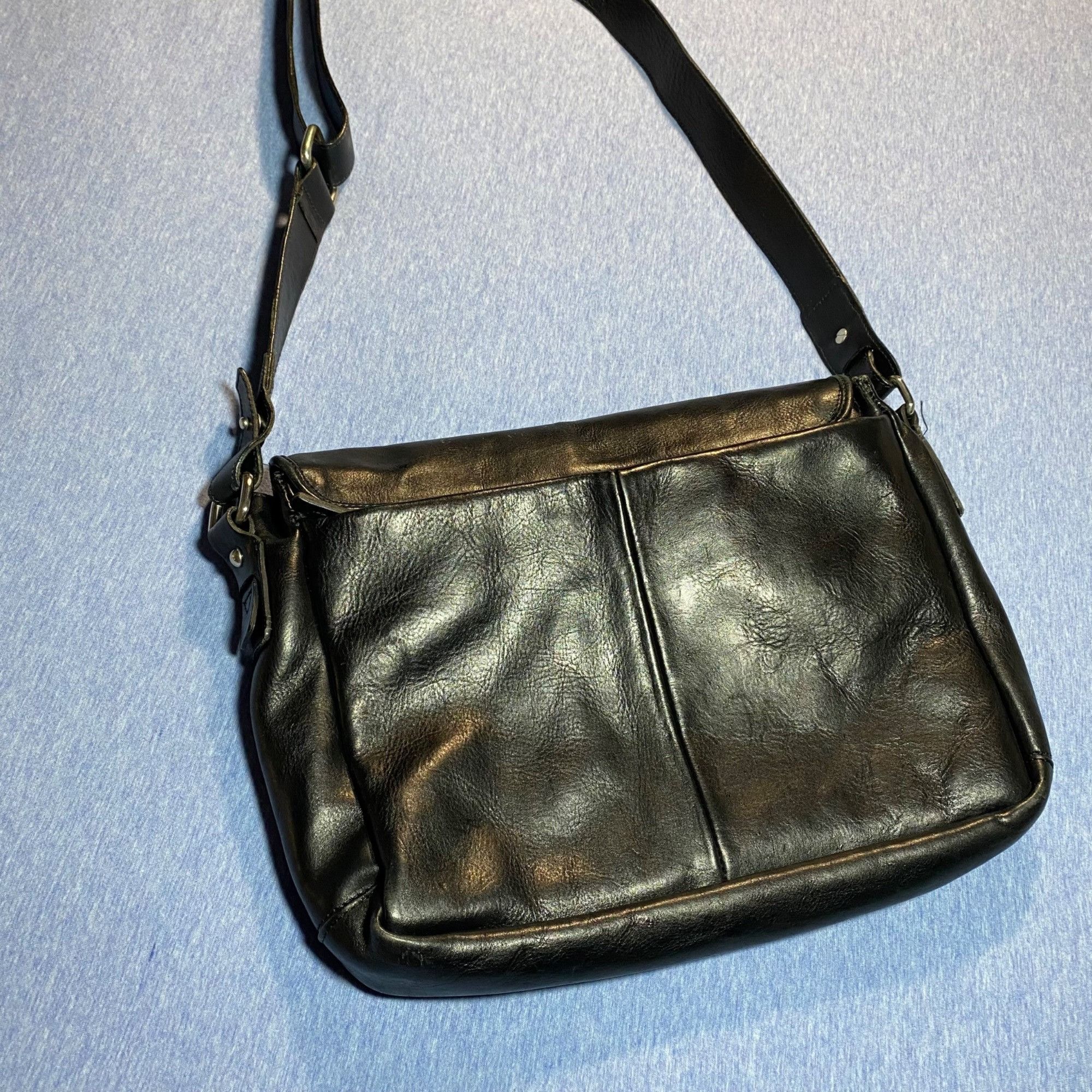 Other In Pell Genuine Leather 13" Messenger Bag with Adjustable St Size ONE SIZE - 10 Thumbnail