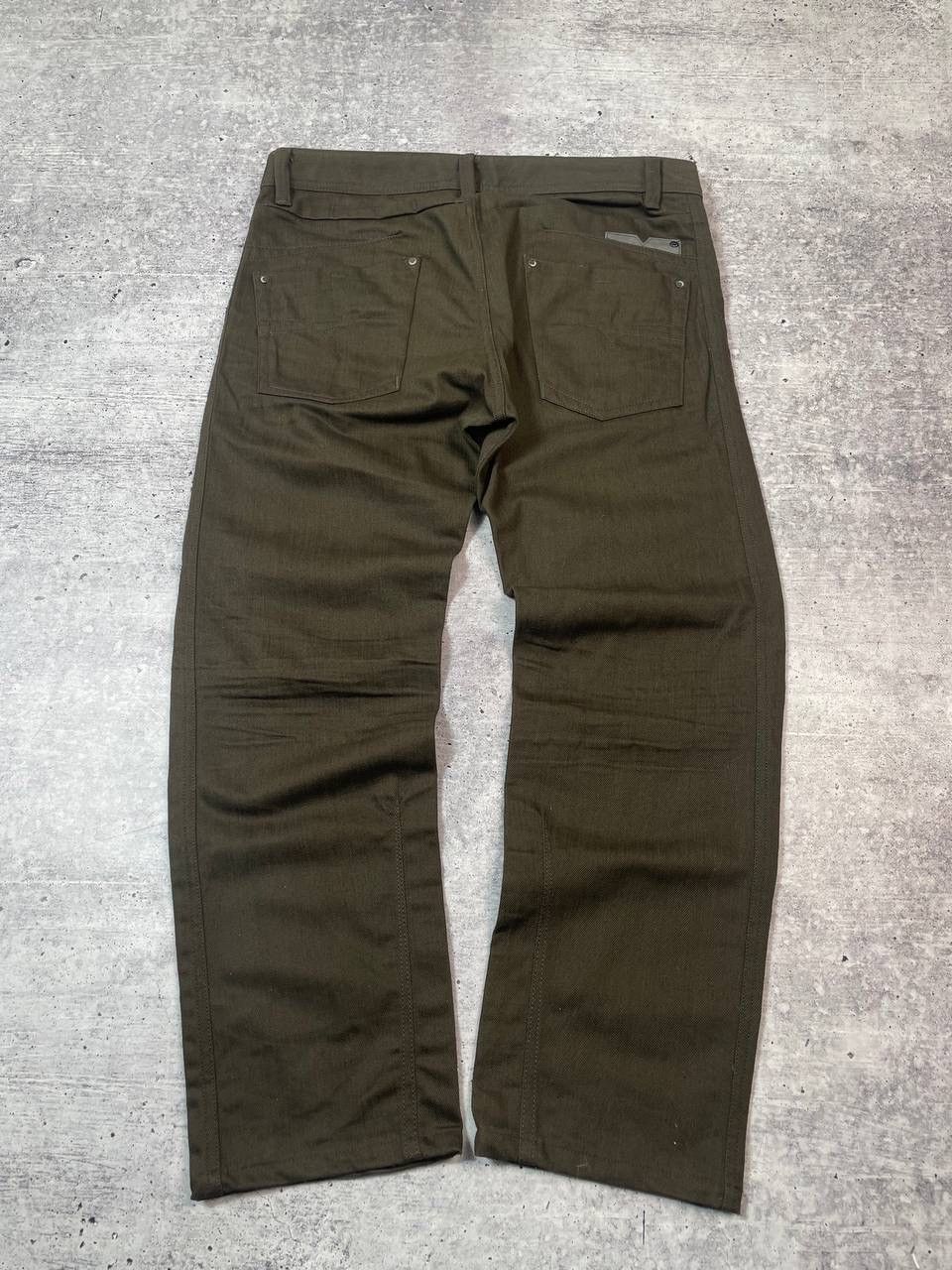 Diesel Vintage 00s Diesel Darron Bootcut Brown Denim Jeans Y2K Size US 34 / EU 50 - 5 Thumbnail