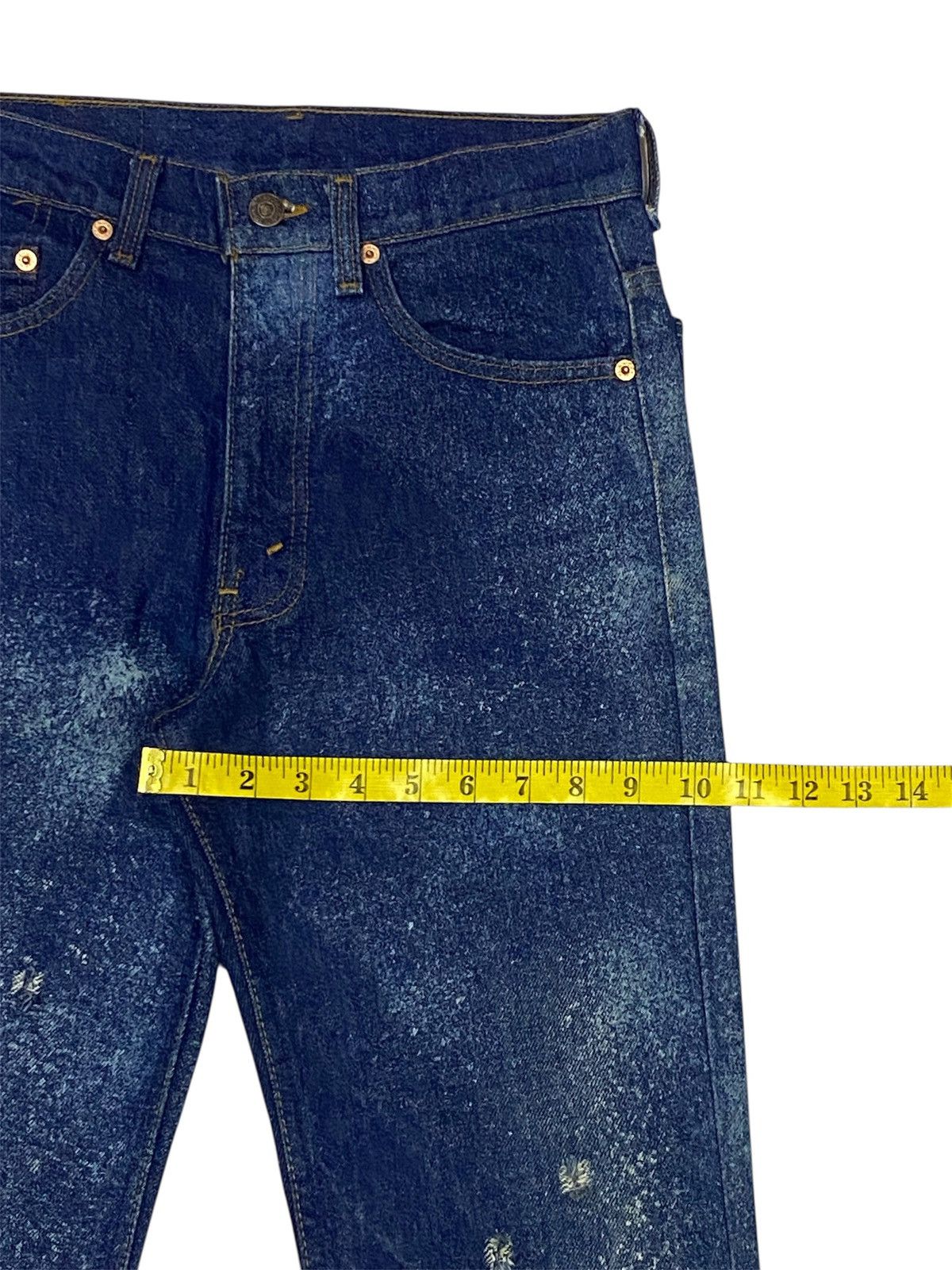 Levi's Vintage 80s Levi’s Galactic Wash Distressed Denim Pants Size US 28 / EU 44 - 19 Thumbnail