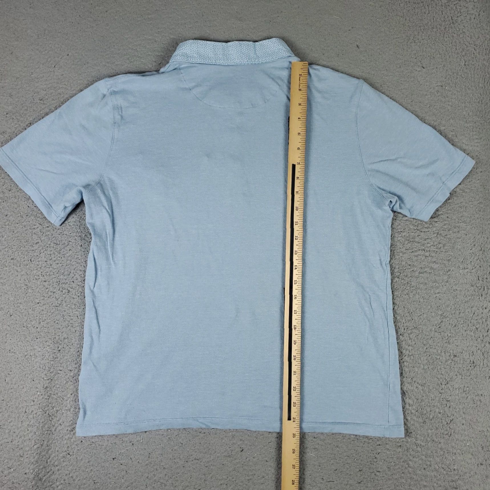 Ted Baker Ted Baker Polo Shirt Mens Size 5 Blue Casual Short Sleeve Regular Fit Size US S / EU 44-46 / 1 - 3 Thumbnail