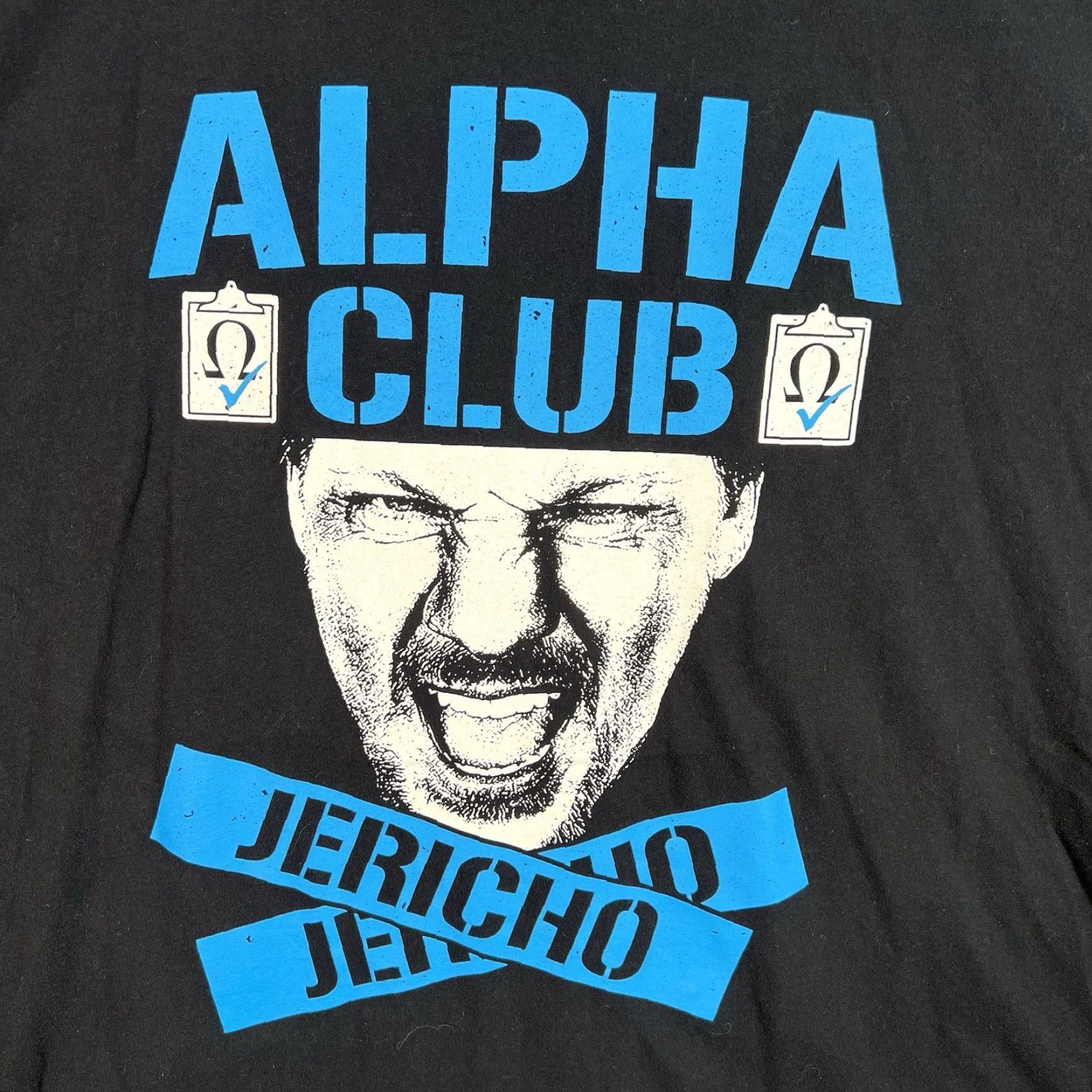 Vintage VINTAGE Pro Westling Tees Alpha Club Jericho T Shirt Adult 2XL Black Mens Size US XXL / EU 58 / 5 - 4 Thumbnail