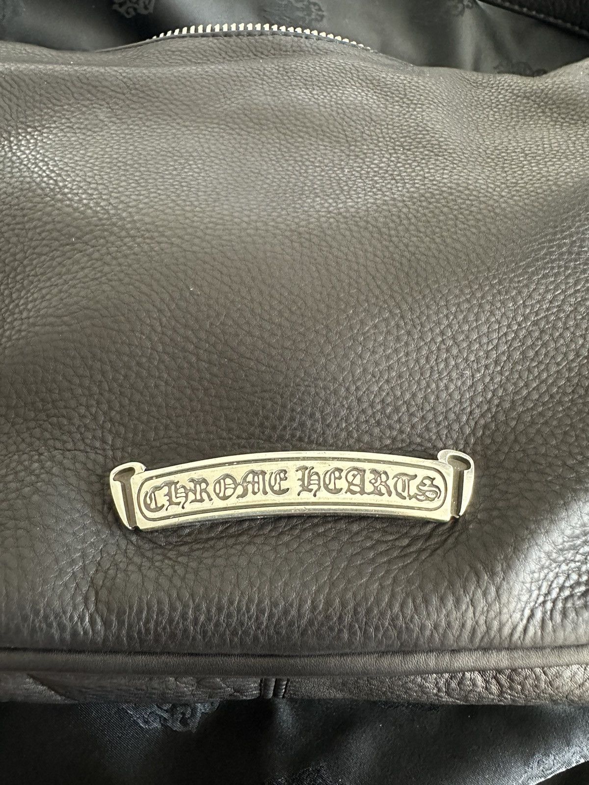 Chrome Hearts Chrome Hearts Black Leather Chicken Nugget Bag (Small) Size ONE SIZE - 11 Thumbnail
