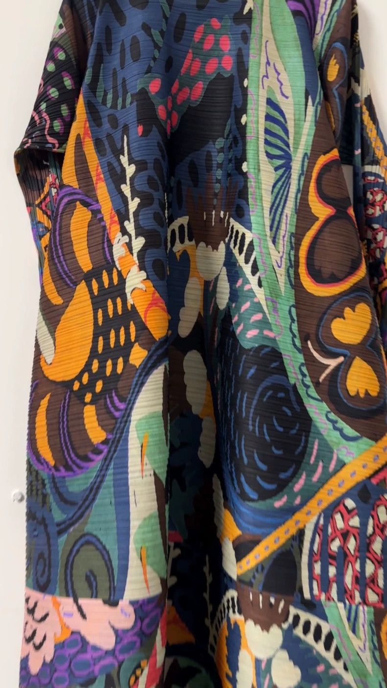 Issey Miyake Issey Miyake Tropical jungle dress Size XXL / US 16-18 / IT 52-54 - 1 Thumbnail