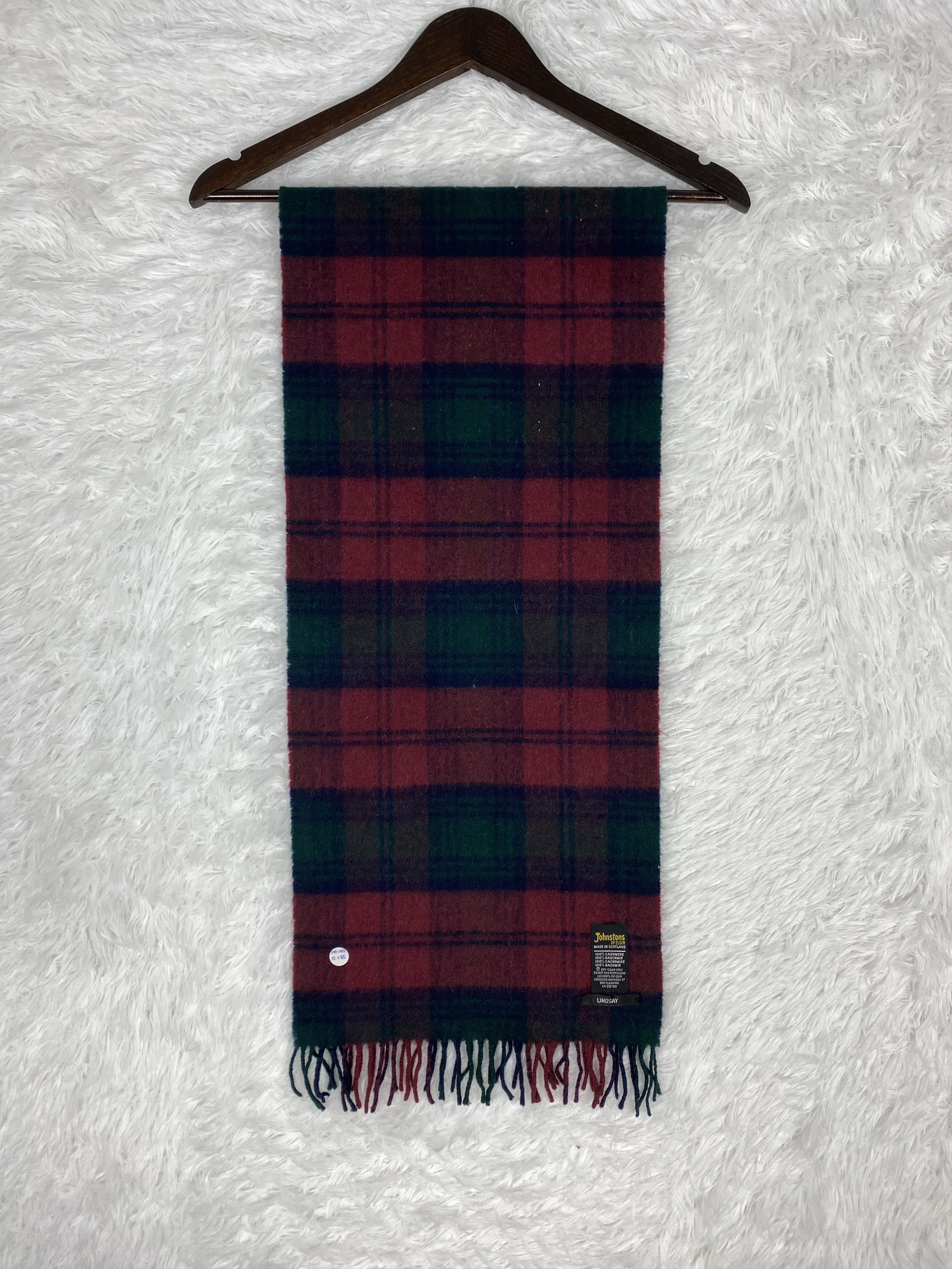 Johnstons Of Elgin Vintage Johnstons of Elgin Scarf / Muffler Neckwear PM0053 Size ONE SIZE - 5 Thumbnail