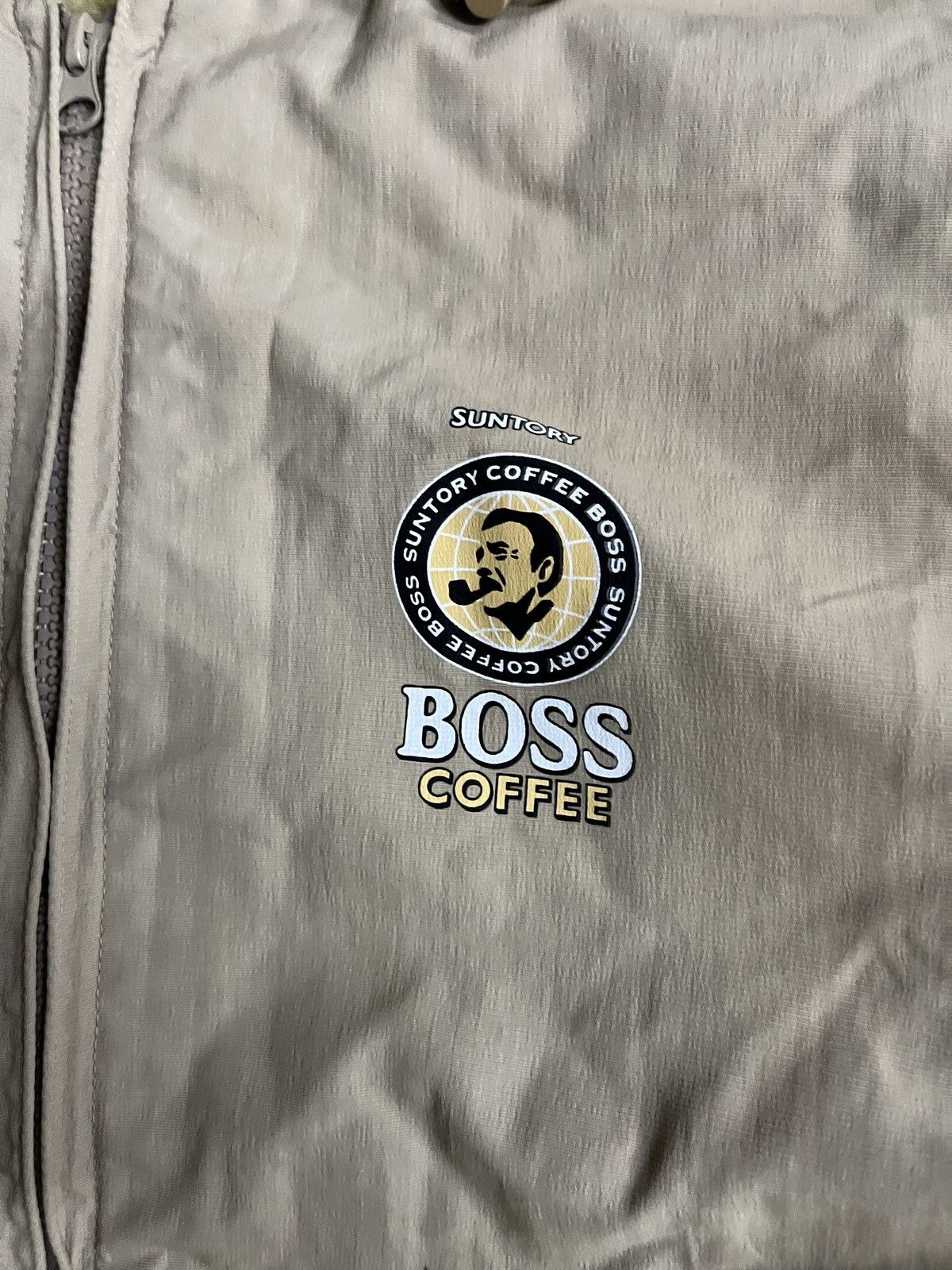 Vintage Vintage Rare SUNTORY BOSS COFFEE Japan Sherpa Parka Size US L / EU 52-54 / 3 - 14 Thumbnail