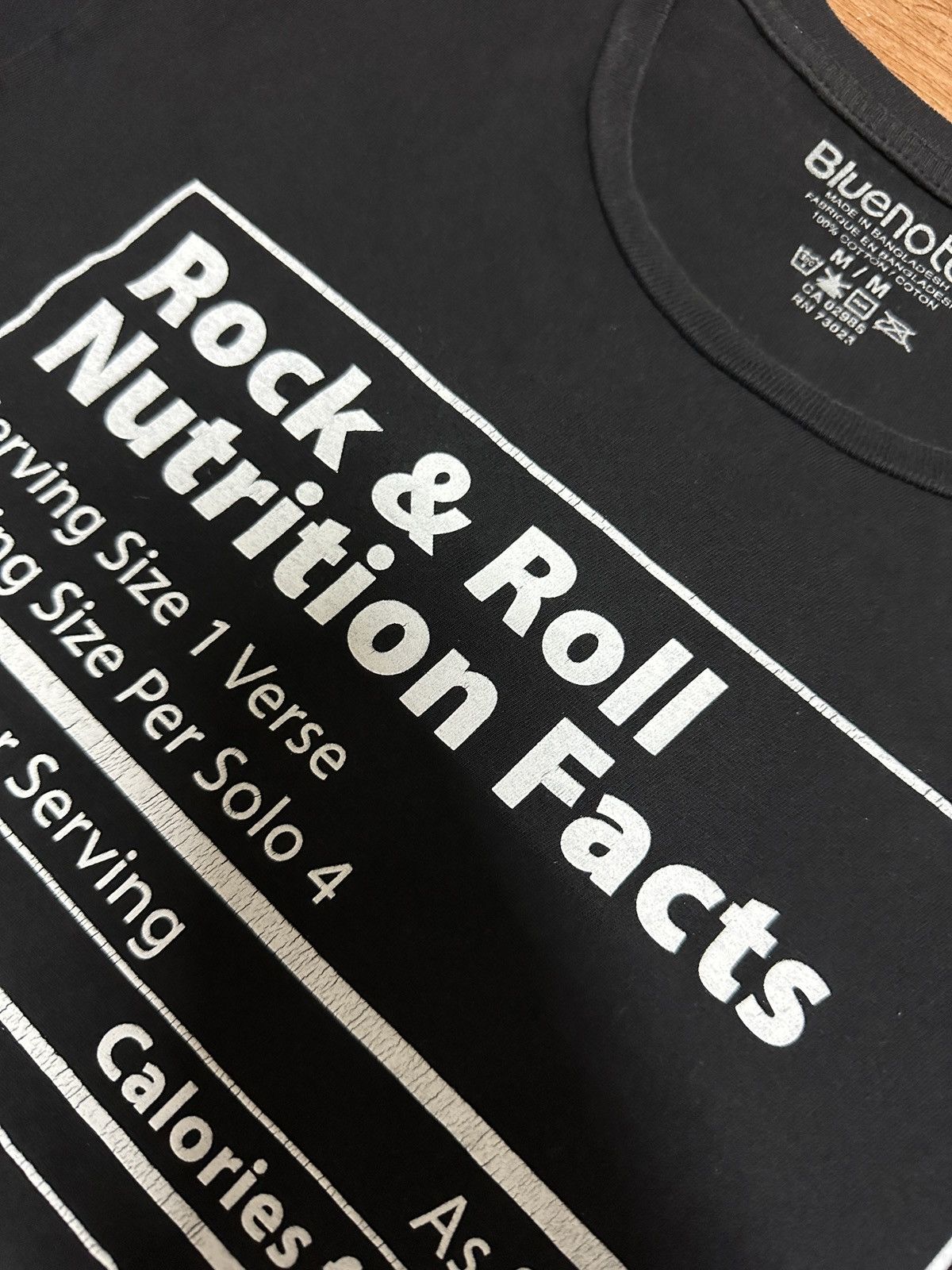 Band Tees Rock and Roll Nutrition T-Shirt Size US M / EU 48-50 / 2 - 4 Thumbnail