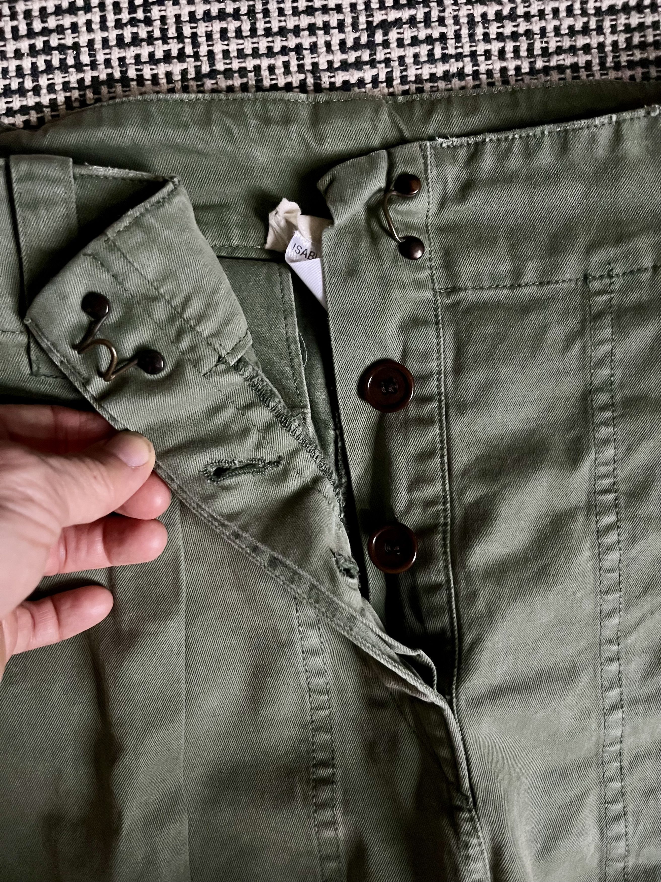 Isabel Marant Etoile Isabel Marant Etoile Khaki Military Pants - Size 1 Size 28" / US 6 / IT 42 - 5 Thumbnail
