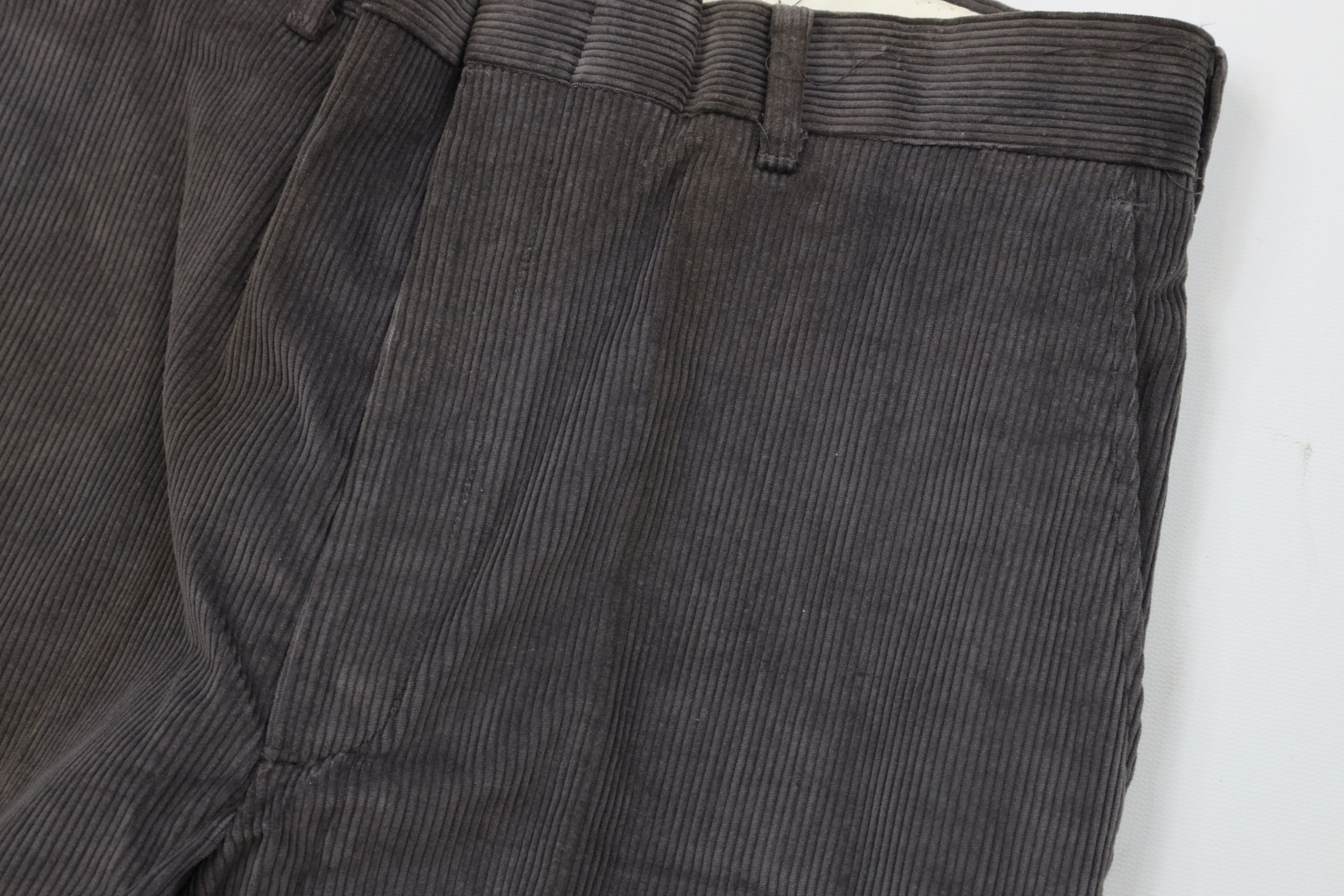Vintage Deadstock Vintage 90s Streetwear Corduroy Chino Pants Gray Size US 30 / EU 46 - 6 Thumbnail