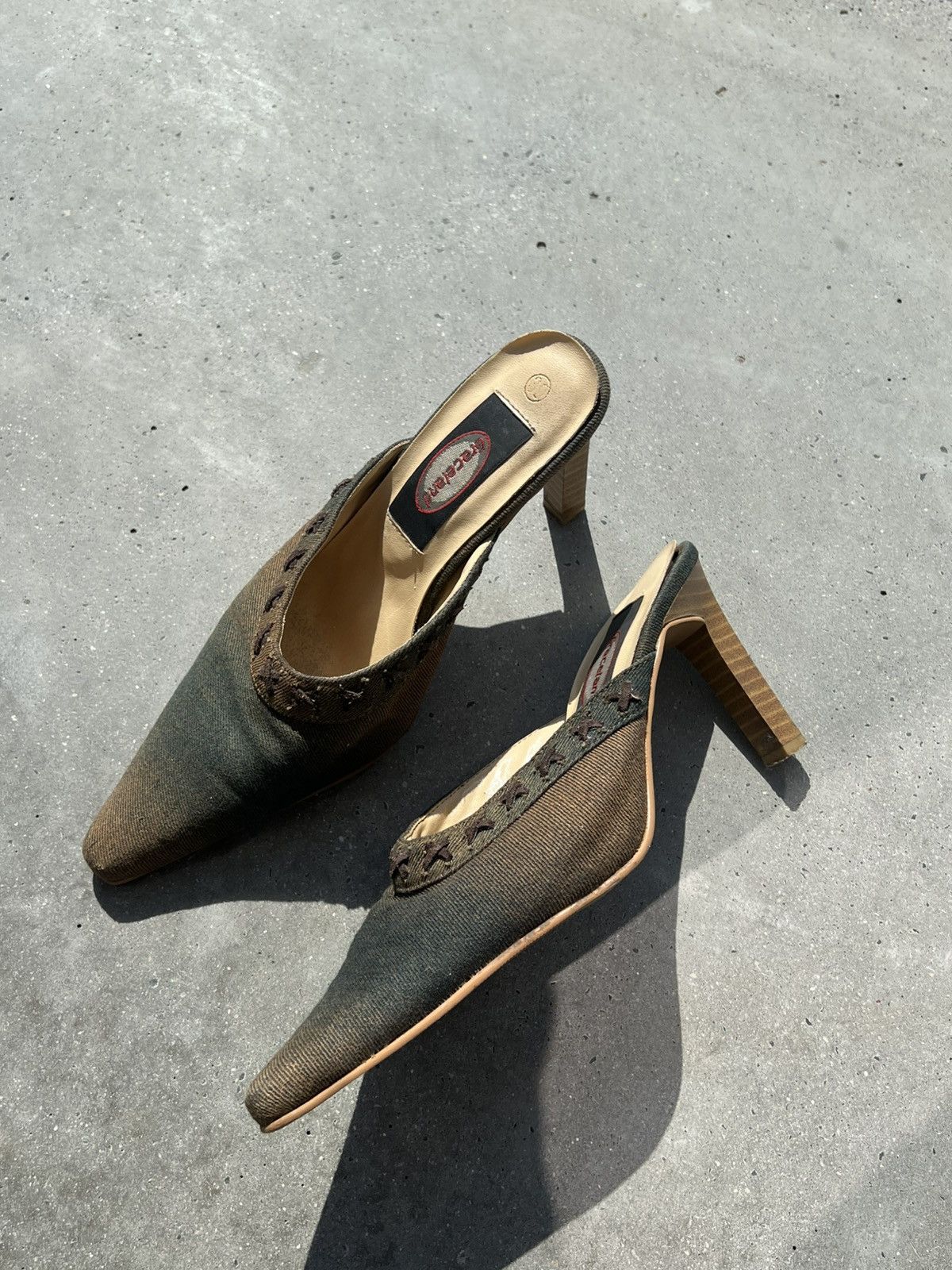 Japanese Brand × Vintage Vintage y2k graceland denim boots heels archieve Size US 9 / IT 39 - 3 Thumbnail