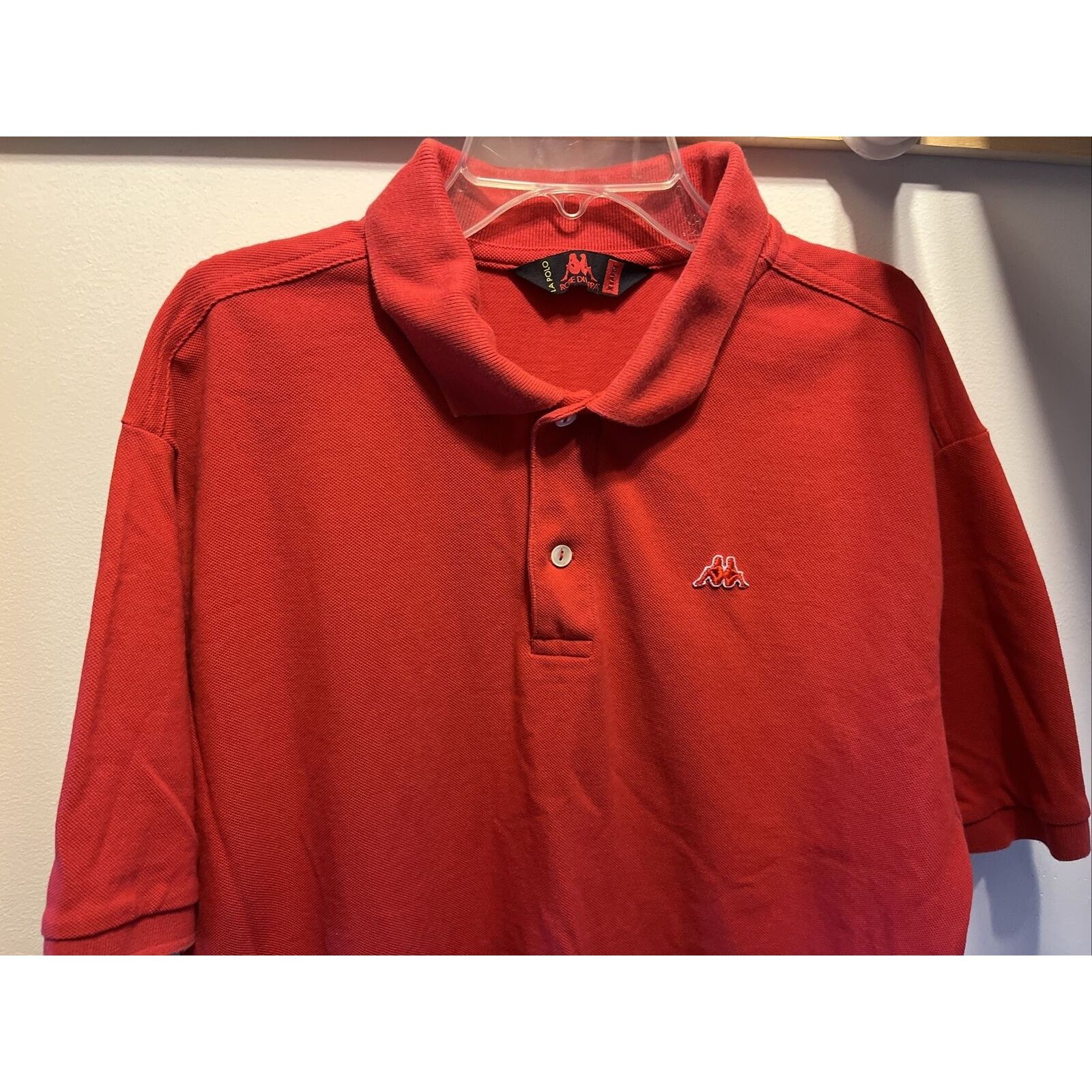 Kappa Robe Di Kappa LA POLO Men’s XL red SS cotton polo shirt Size US XL / EU 56 / 4 - 6 Thumbnail