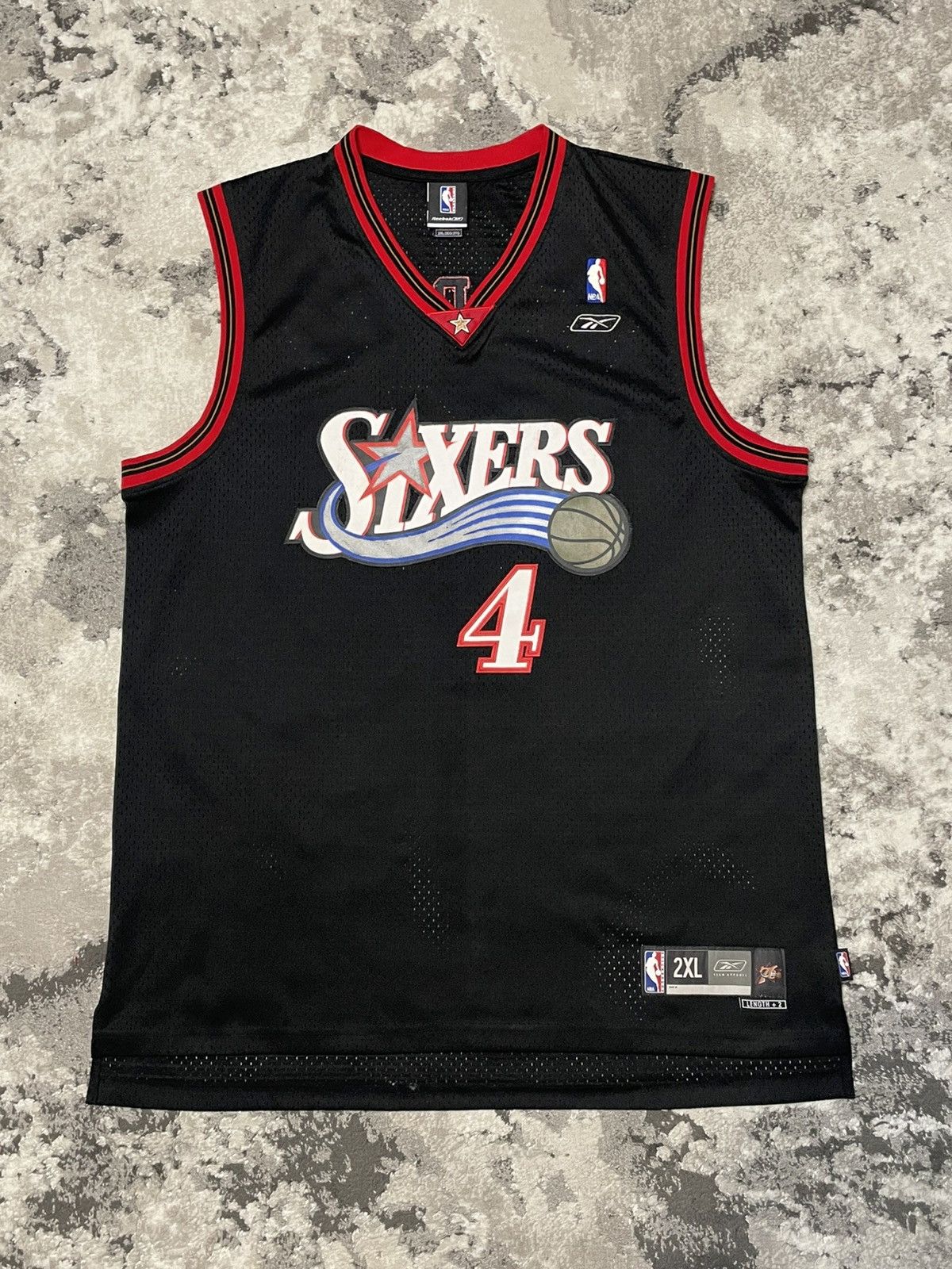Reebok Vintage Reebok Iguodala Philadelphia Sixers Jersey Supreme Size US XXL / EU 58 / 5 - 3 Thumbnail