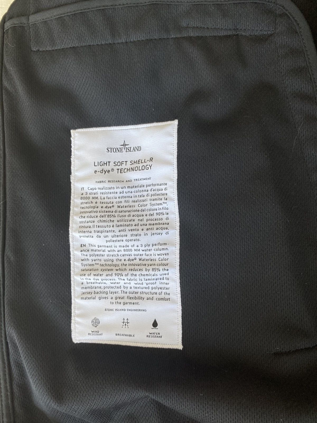 Stone Island Stone Island Black Light Soft Shell-R Jacket Size US L / EU 52-54 / 3 - 7 Thumbnail