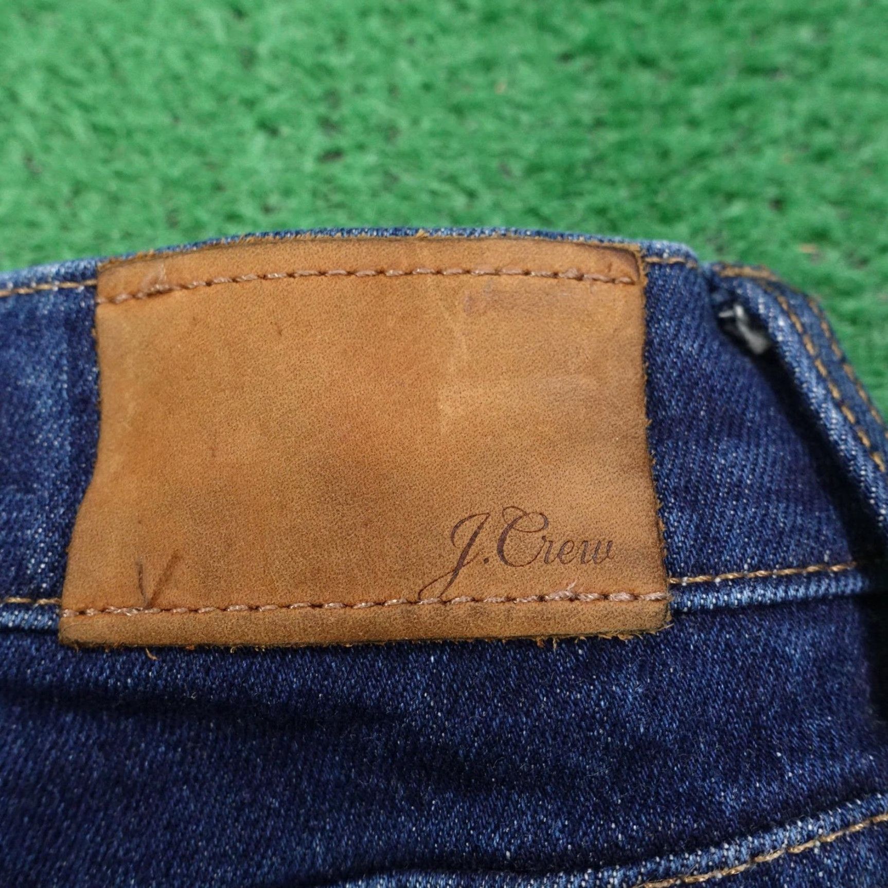 J.Crew J.Crew Men's Classic Straight Jeans 29 Dark Wash Blue Denim Stretch Size US 29 - 6 Thumbnail