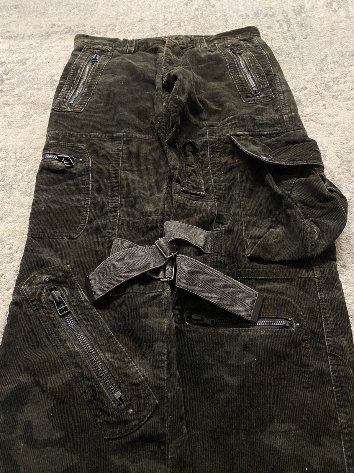 Japanese Brand × Kiminori Morishita Halb - Camo Bondage Cargo Pants Size US 32 / EU 48 - 5 Thumbnail