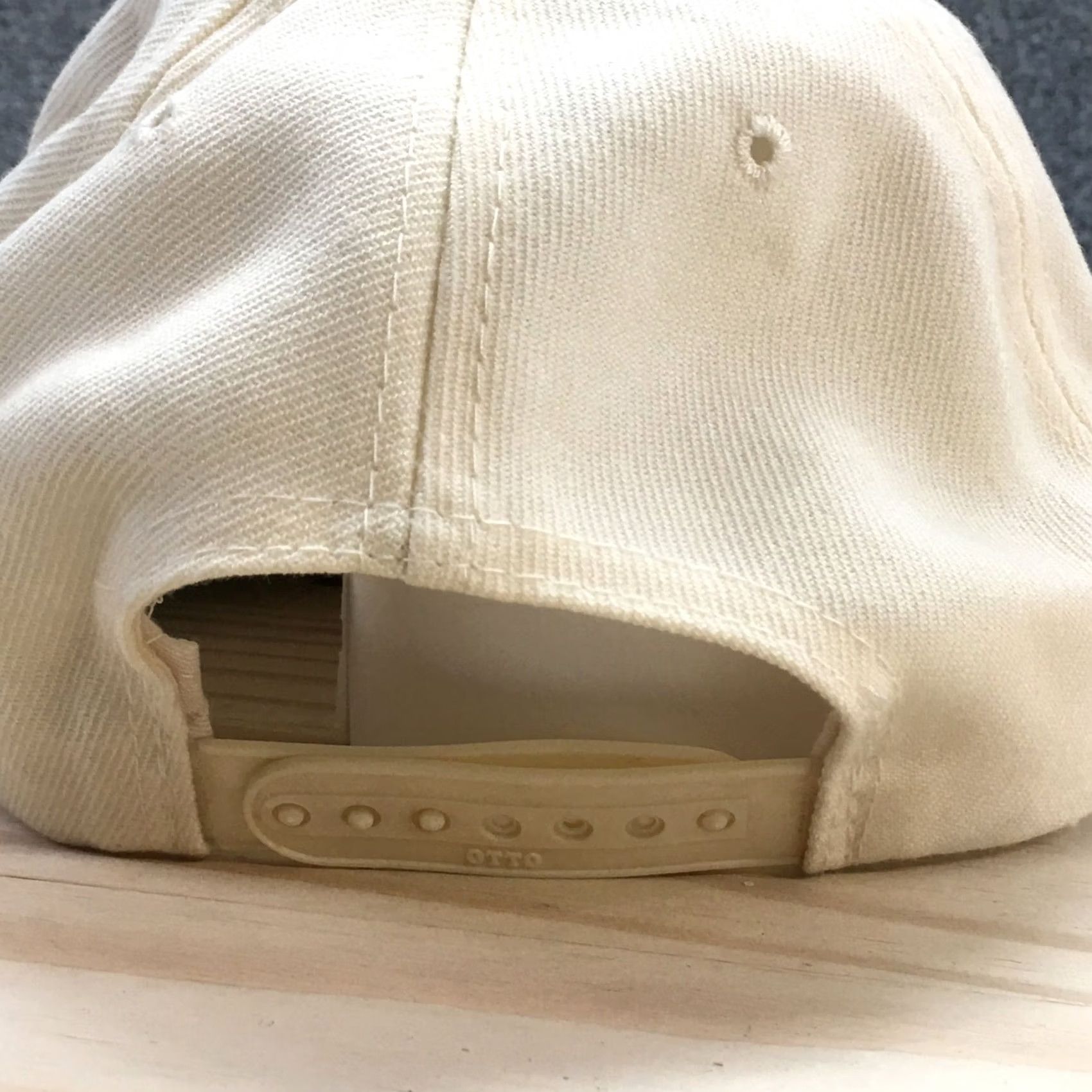 Vintage OTTO USS Roosevelt Flags Snapback Cap Hat Mens One Size White Blue Adjustable Size ONE SIZE - 7 Thumbnail