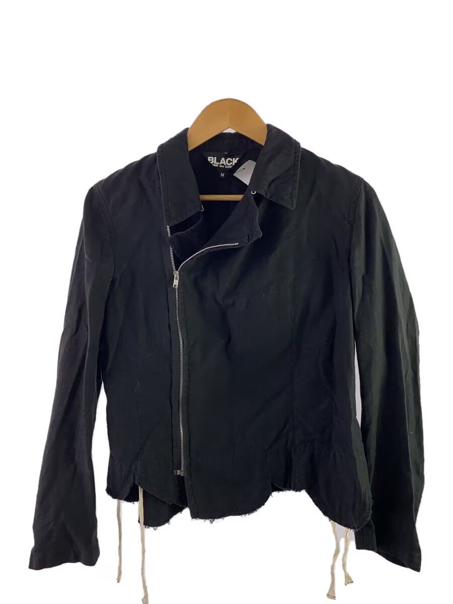 Comme des Garcons Frayed Round Hem Biker Jacket Size US M / EU 48-50 / 2 - 1 Thumbnail