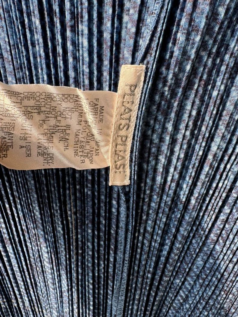 Issey Miyake Issey Miyake size:3 Blue denim pleated dress Size XS / US 0-2 / IT 36-38 - 7 Thumbnail