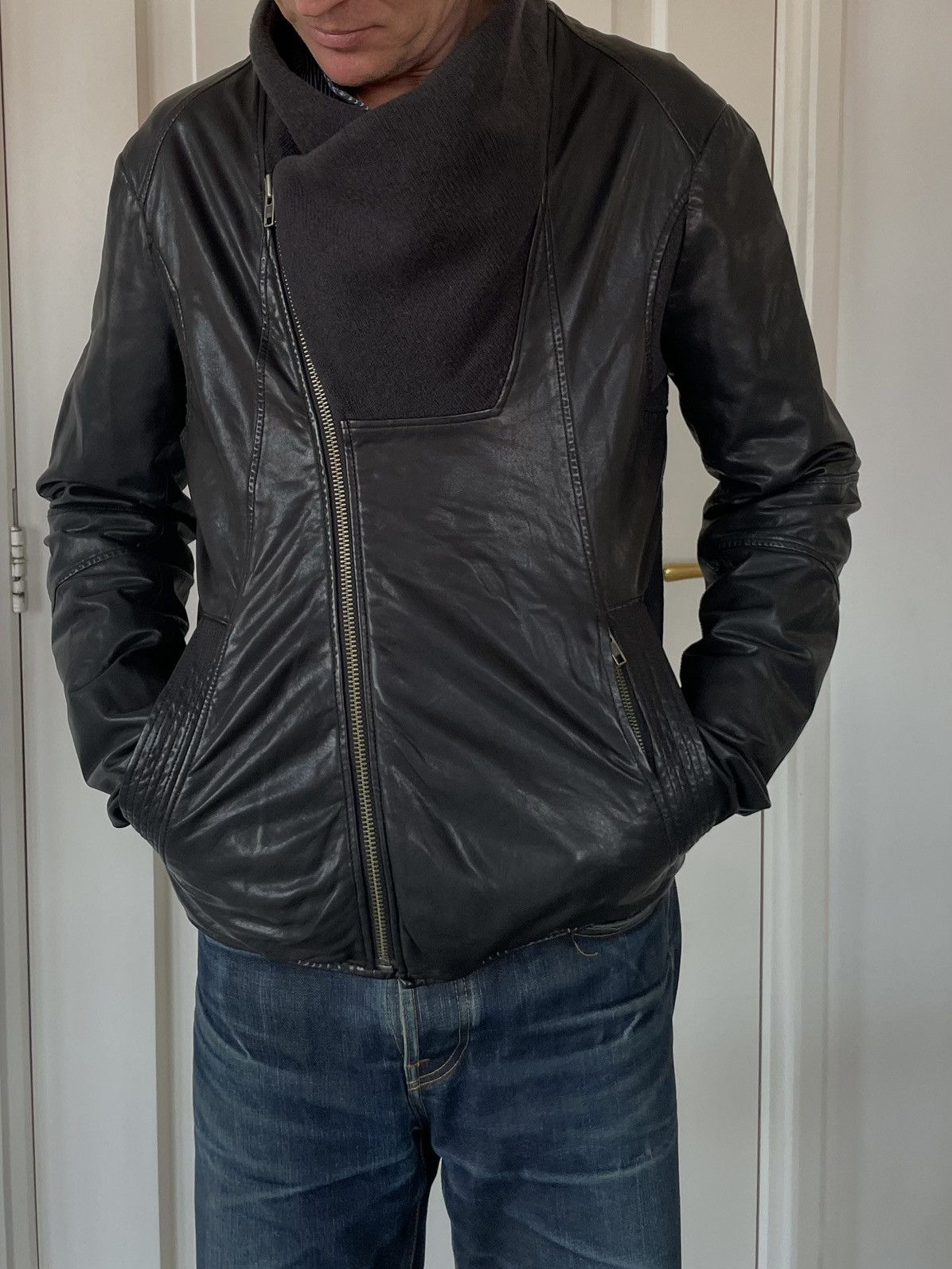 Helmut Lang Helmut Lang sheepskin jacket with woolen collar Size US M / EU 48-50 / 2 - 12 Thumbnail