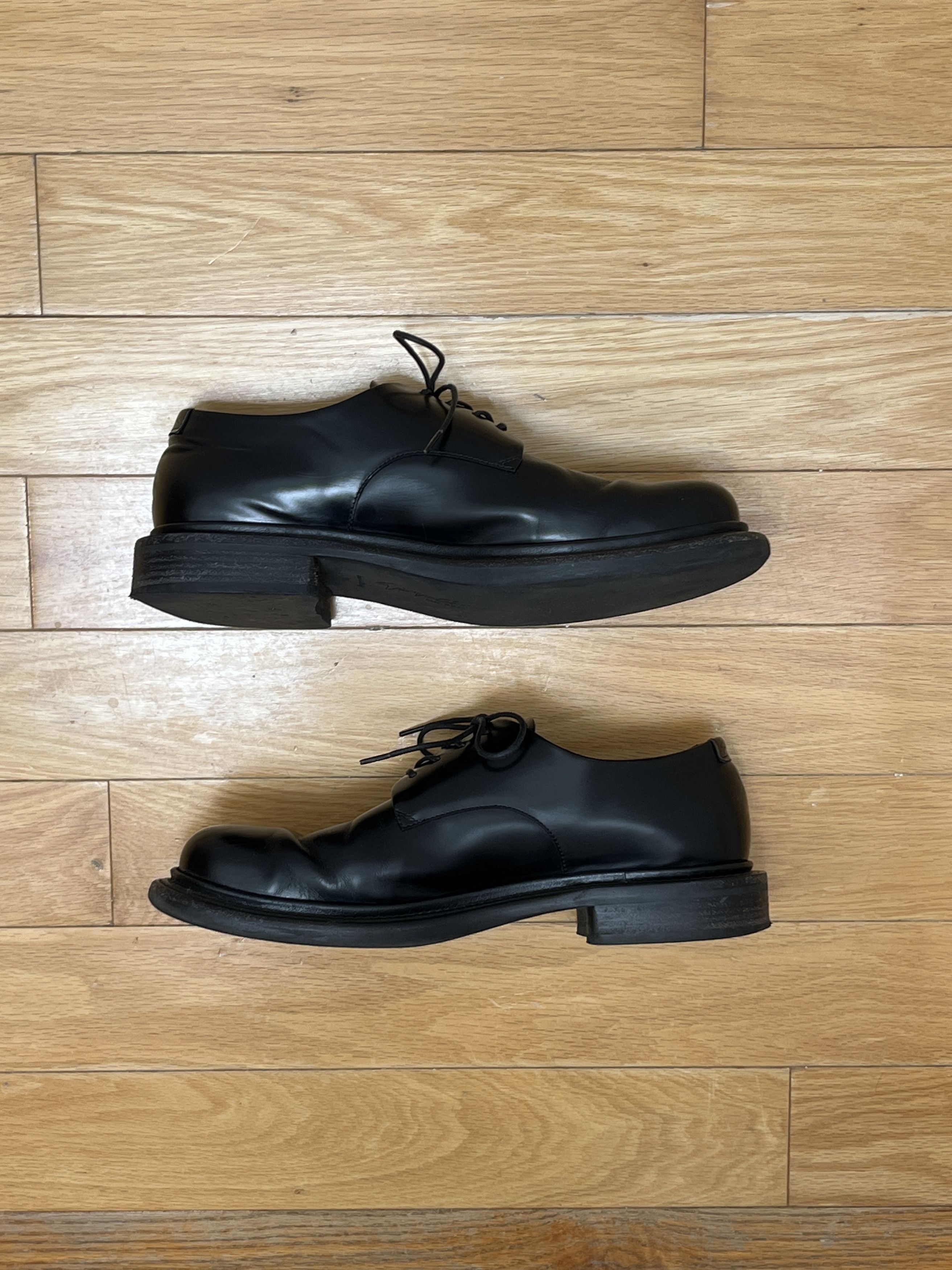 Giorgio Armani Giorgio Armani Brushed Leather Derby UK9.5 Size US 10.5 / EU 43-44 - 5 Thumbnail