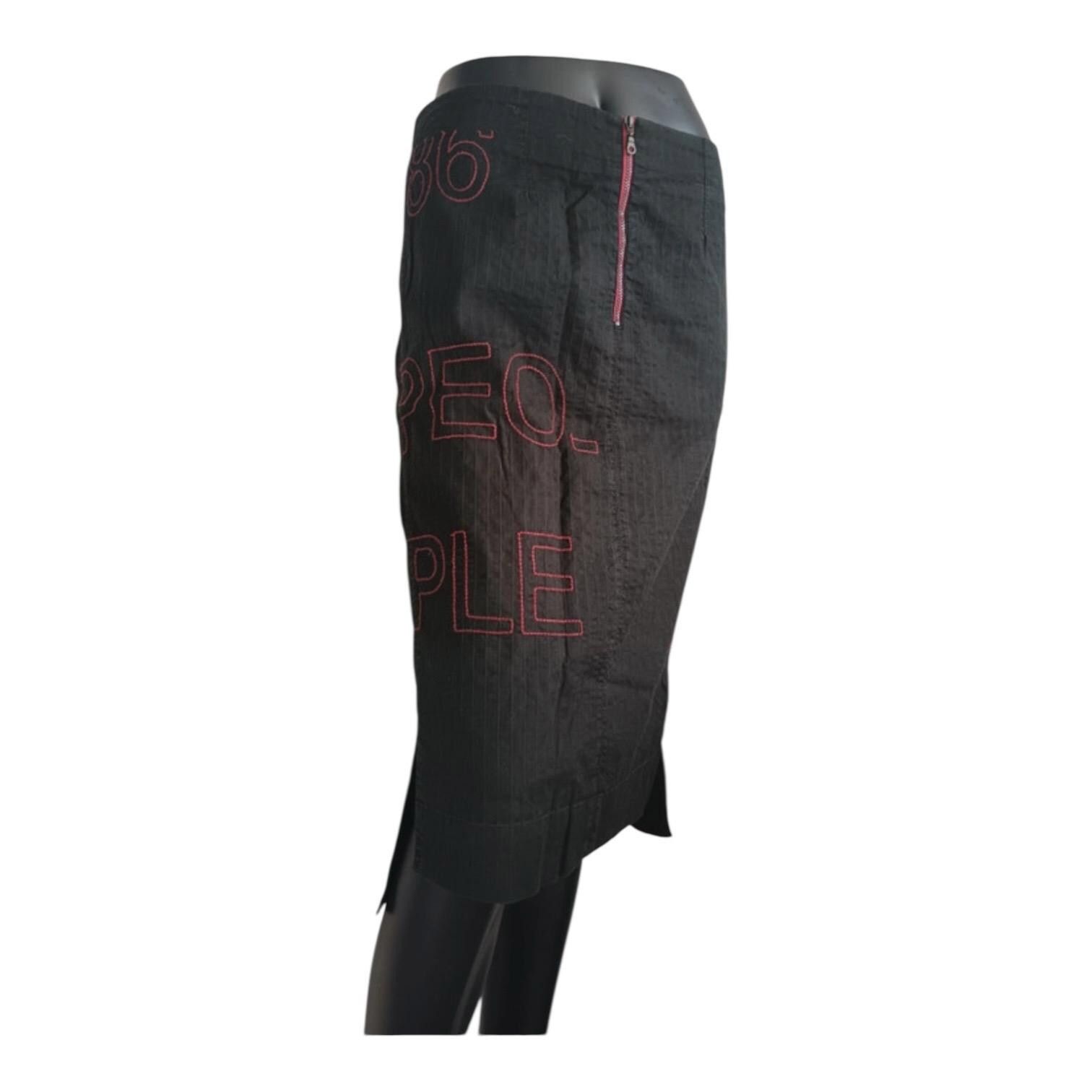 Cop Copine The Cop Copine Midi People Skirt Size 34" / US 12 / IT 48 - 2 Thumbnail