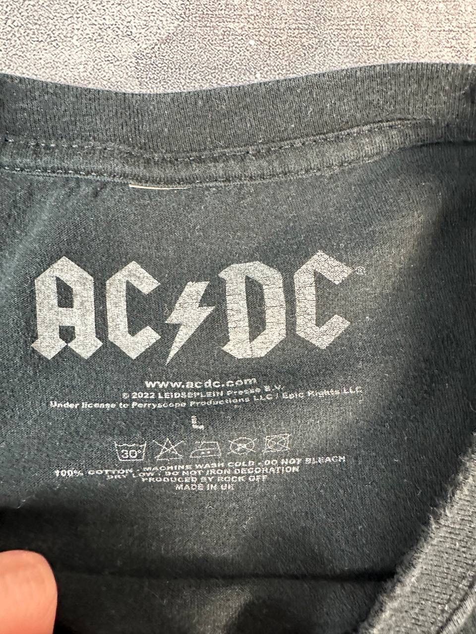 AC/DC × Vintage Vintage AC/DC t-shirt Size US L / EU 52-54 / 3 - 3 Thumbnail