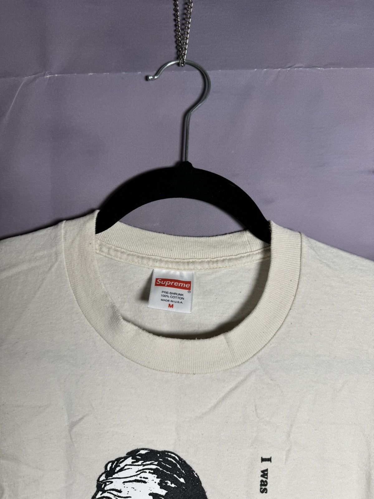 Supreme × Vintage Supreme Freaking Out Tee Beige Medium Authentic Streetwear Size US M / EU 48-50 / 2 - 5 Thumbnail