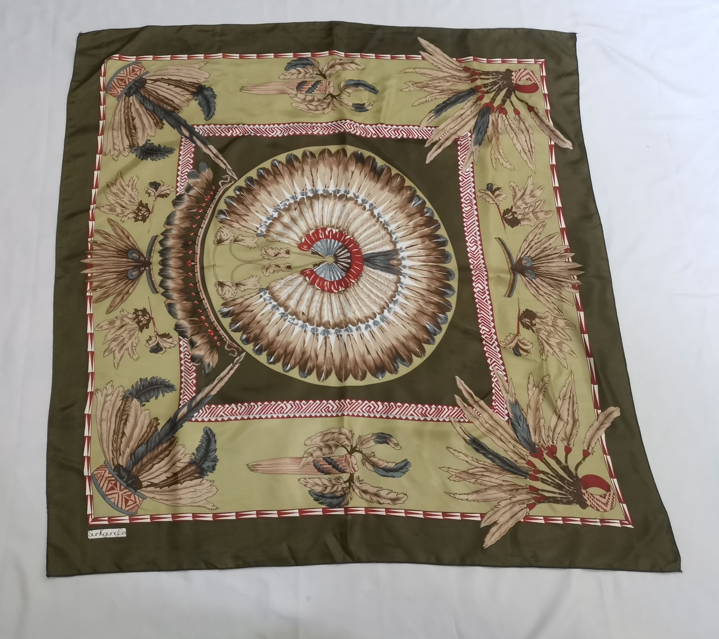 Japanese Brand × Vintage Rare vintage Sunkgungsa scarves luxury design Size ONE SIZE - 1 Thumbnail