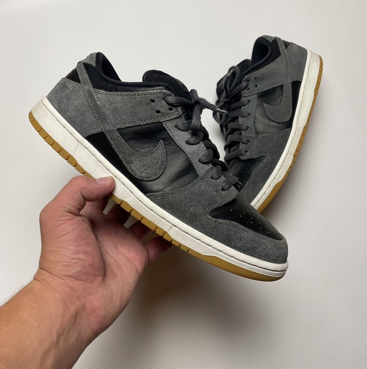 RARE Nike Dunk Low Pro Sb TRD Dark Grey Gum Anthracite