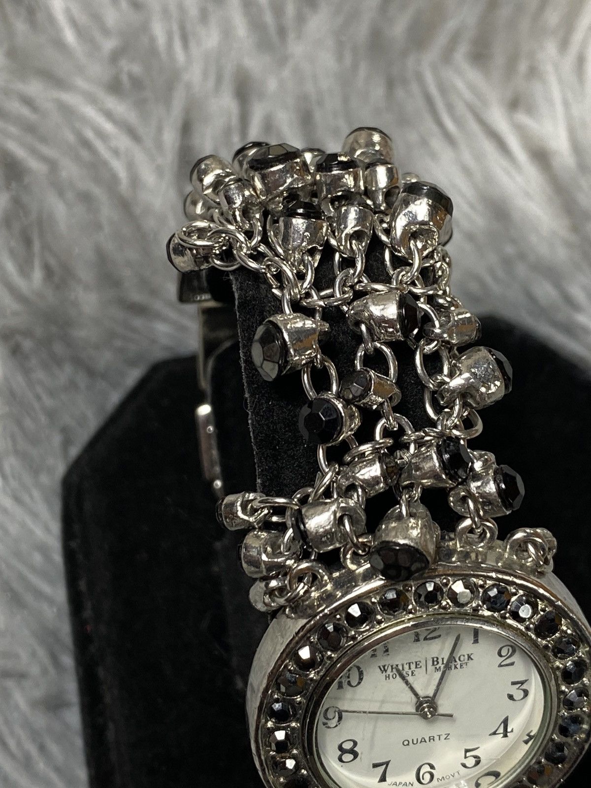 Japanese Brand × Jewelry × Vintage White Black House Market Bracelet Watch Japanese Brand Size ONE SIZE - 4 Thumbnail