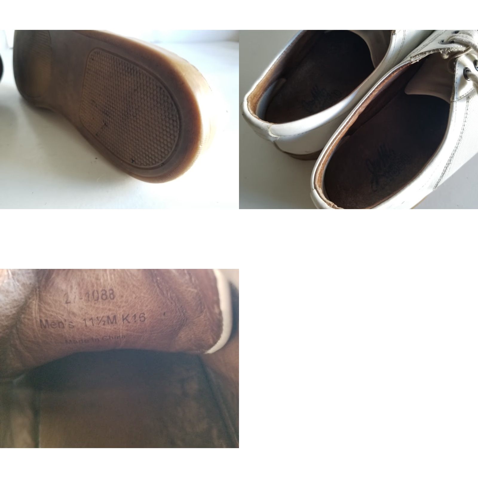 Johnston & Murphy Johnston & Murphy 1850 Allister Casual Sneaker Men's White Leather 11.5 Size Shoes M Size US 12 / EU 45 - 9 Thumbnail