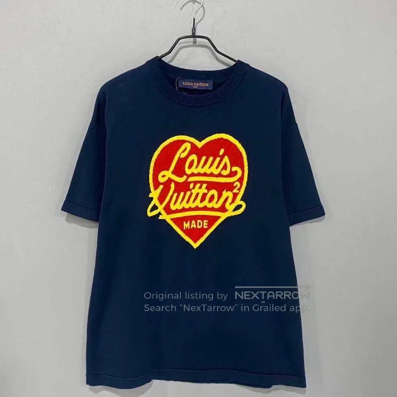 Louis Vuitton Louis Vuitton Nigo co-branded love logo knitted short slee Size US M / EU 48-50 / 2 - 1 Thumbnail