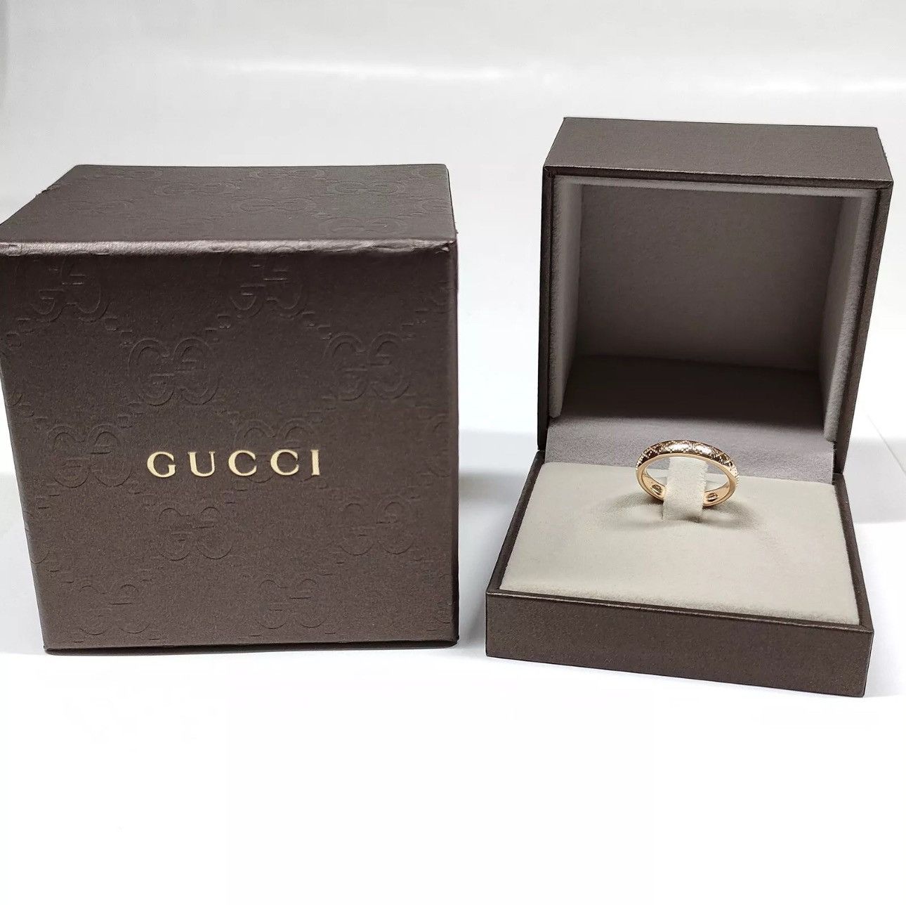 Gucci 18k Gucci Diamintissima Gold Ring Size ONE SIZE - 2 Thumbnail
