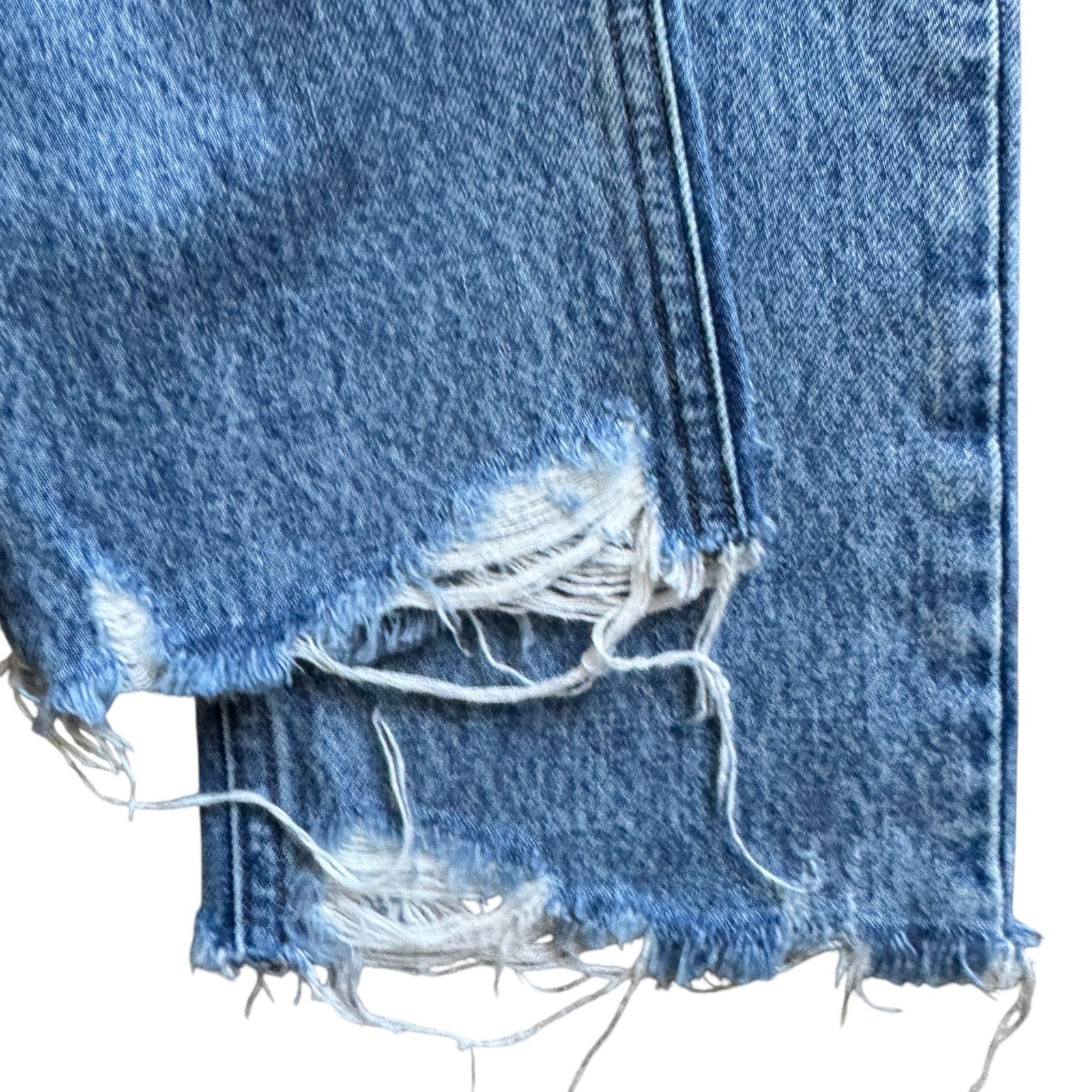 Agolde AGOLDE Riley High Rise Straight Crop Jean Haven Wash Size 25" / US 0 / IT 36 - 6 Thumbnail