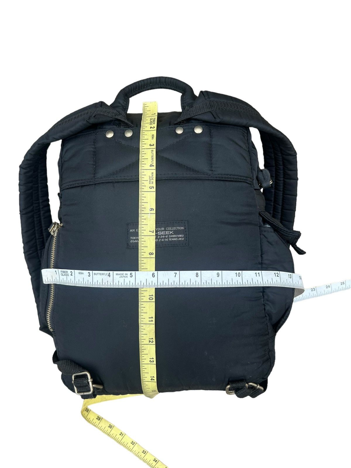 Vintage Vintage Hide & Seek Japan Nylon Tanker Backpack Bag Size ONE SIZE - 25 Thumbnail