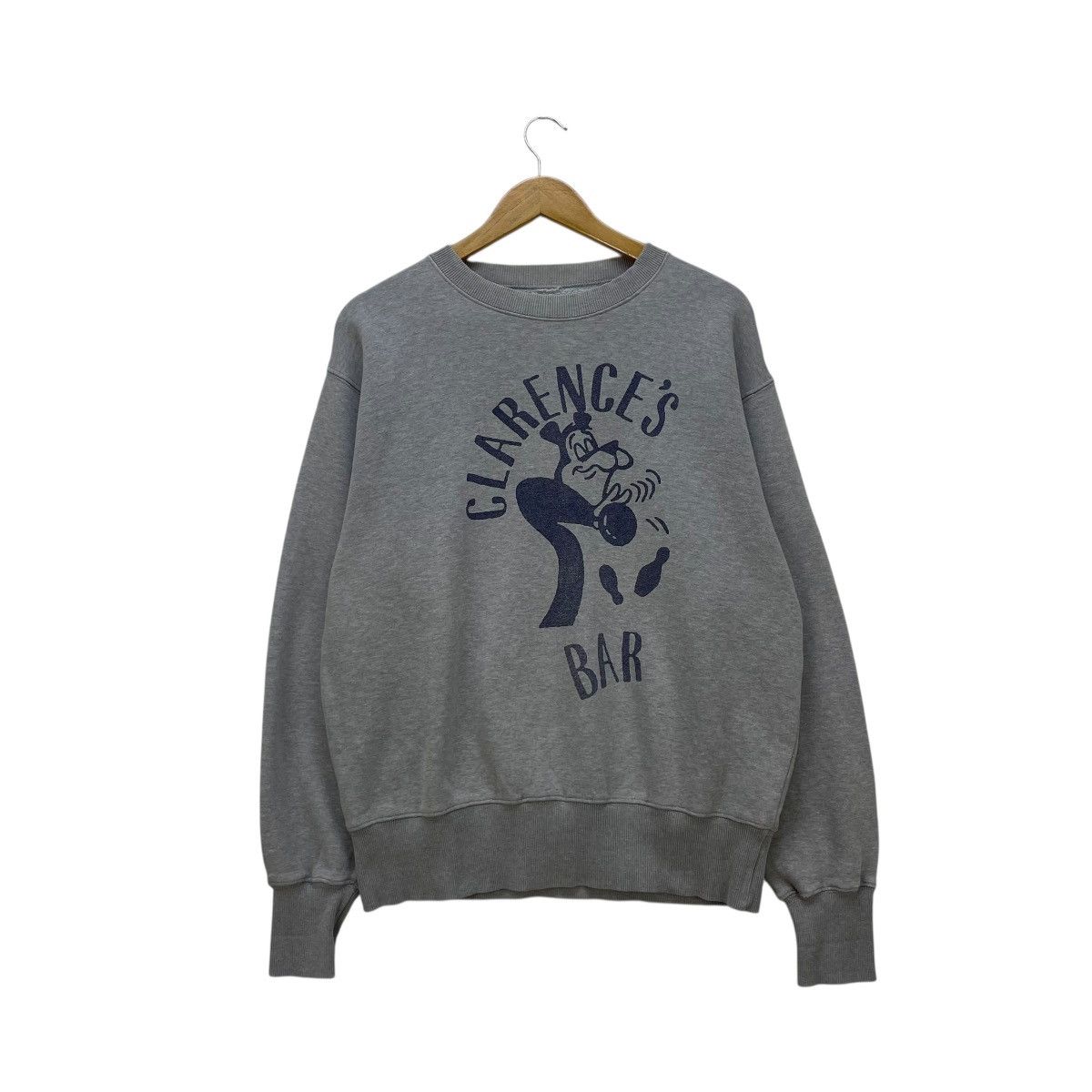 Vintage 💥Vintage Clarences Bar Cartoon Character Playing Bowling Size US M / EU 48-50 / 2 - 1 Thumbnail