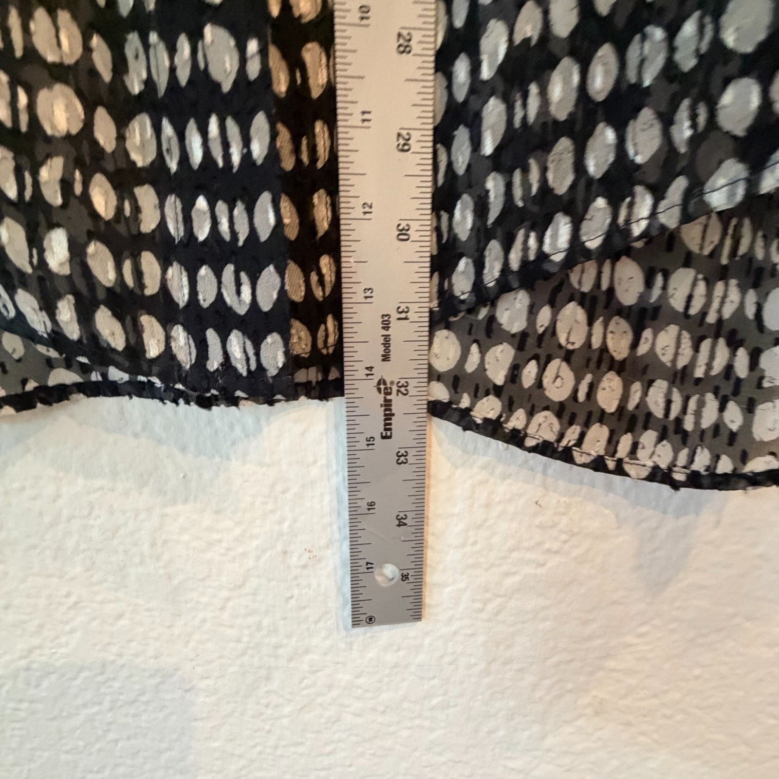 Theory Theory Sheer Silk Clip Jacquard Polka Dot Blouse Shirt M Size M / US 6-8 / IT 42-44 - 6 Thumbnail