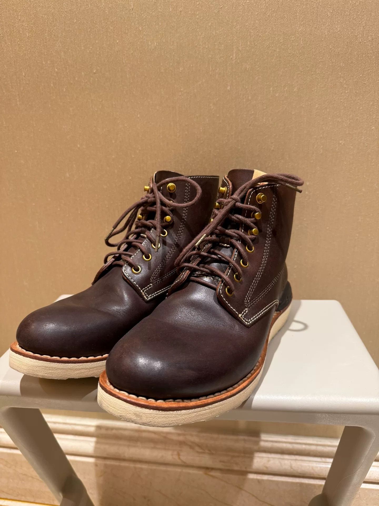 Visvim visvim virgil boots folk in dark brown Size US 8 / EU 41 - 1 Thumbnail