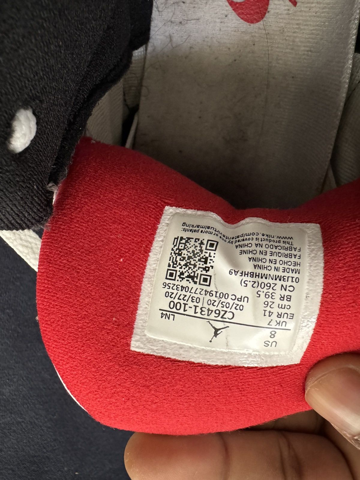Jordan Brand Used Air Jordan 3 Retro Denim SE “Fire Red” Size US 8 / EU 41 - 7 Thumbnail