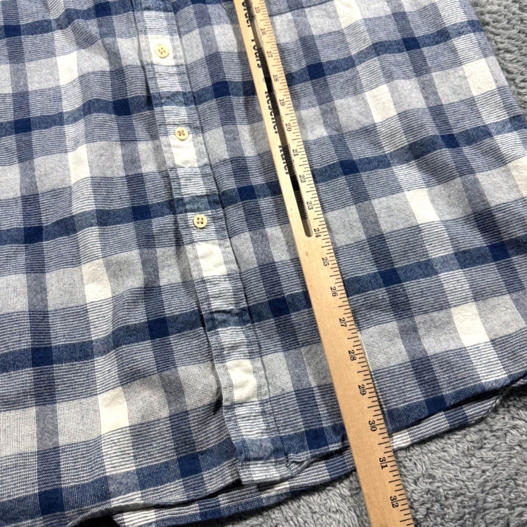 Vintage Vintage Armani Jeans Blue White Madras Plaid Flannel Shacket Heavy XL Size US XL / EU 56 / 4 - 8 Thumbnail