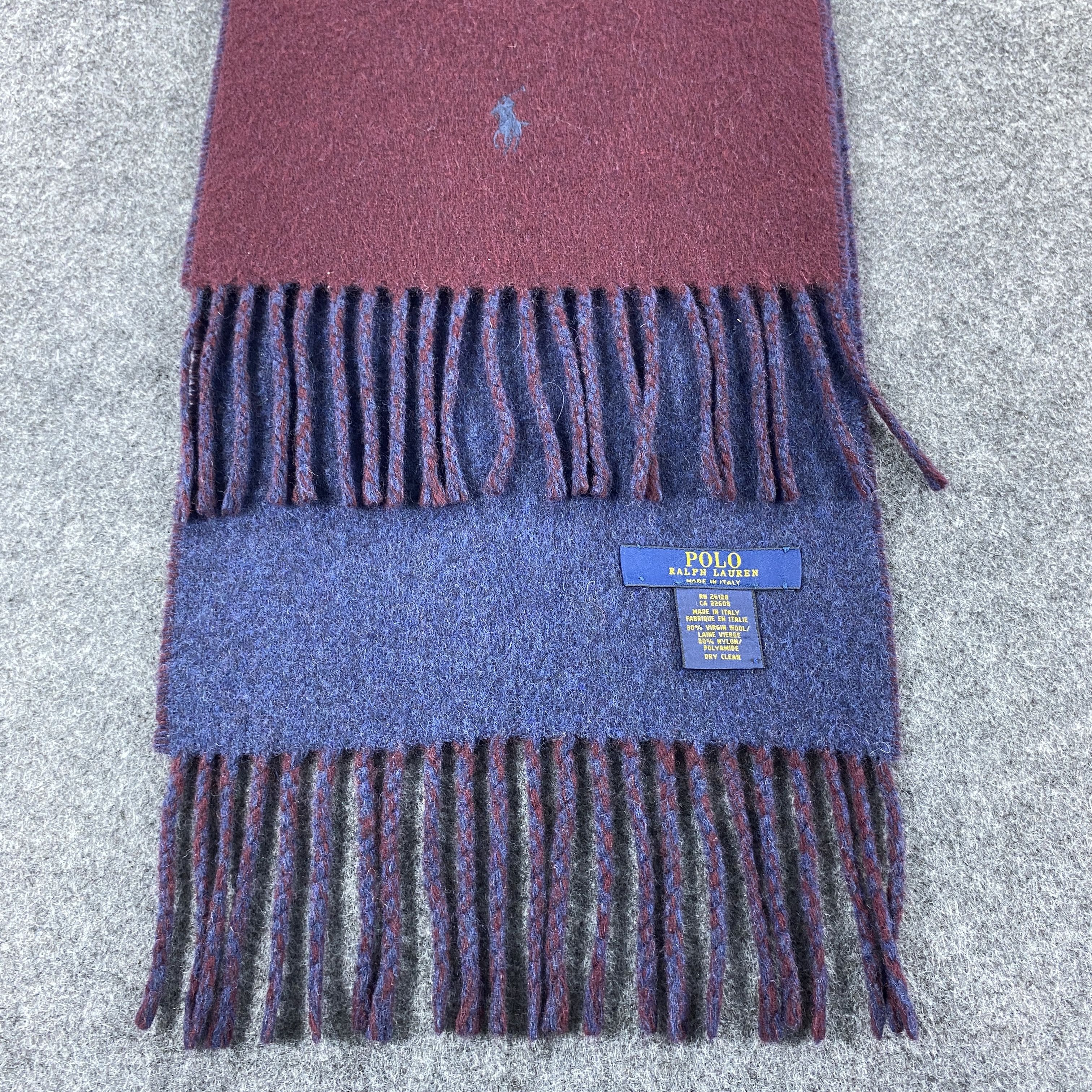 Polo Ralph Lauren × Vintage GF10537 Polo Ralph Lauren Scarf Neck Wear Muffler Nova Check Size ONE SIZE - 4 Thumbnail