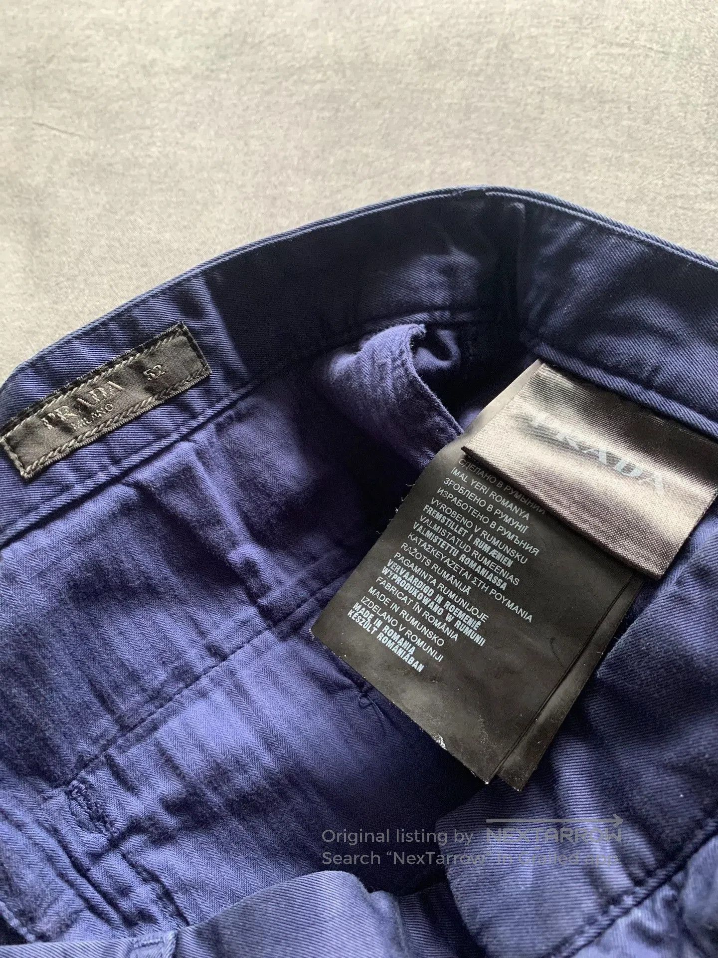 Prada Prada Dark Blue Cargo Shorts. Size US 32 / EU 48 - 7 Thumbnail